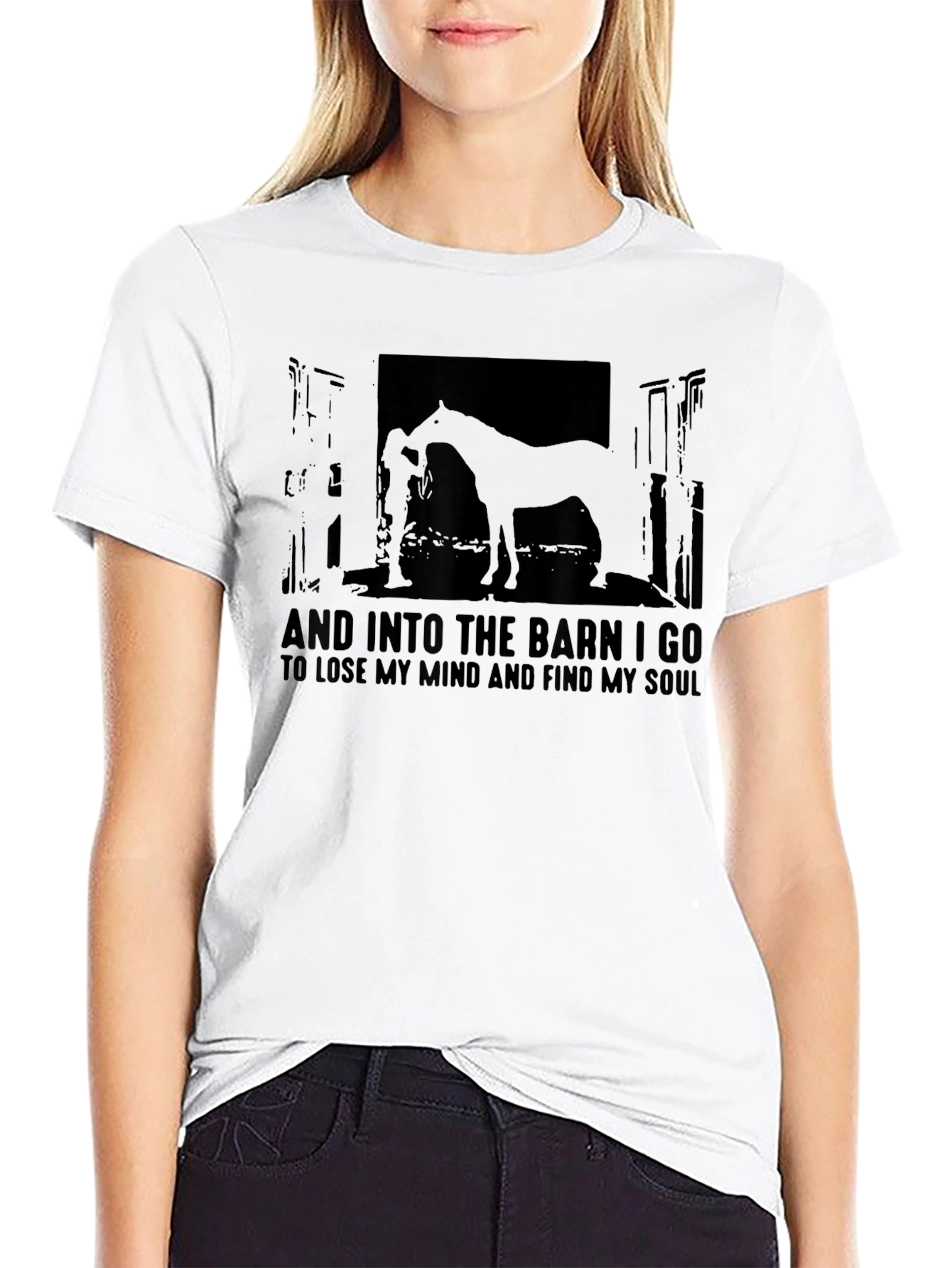 And Into The Barn I Go T-Shirt