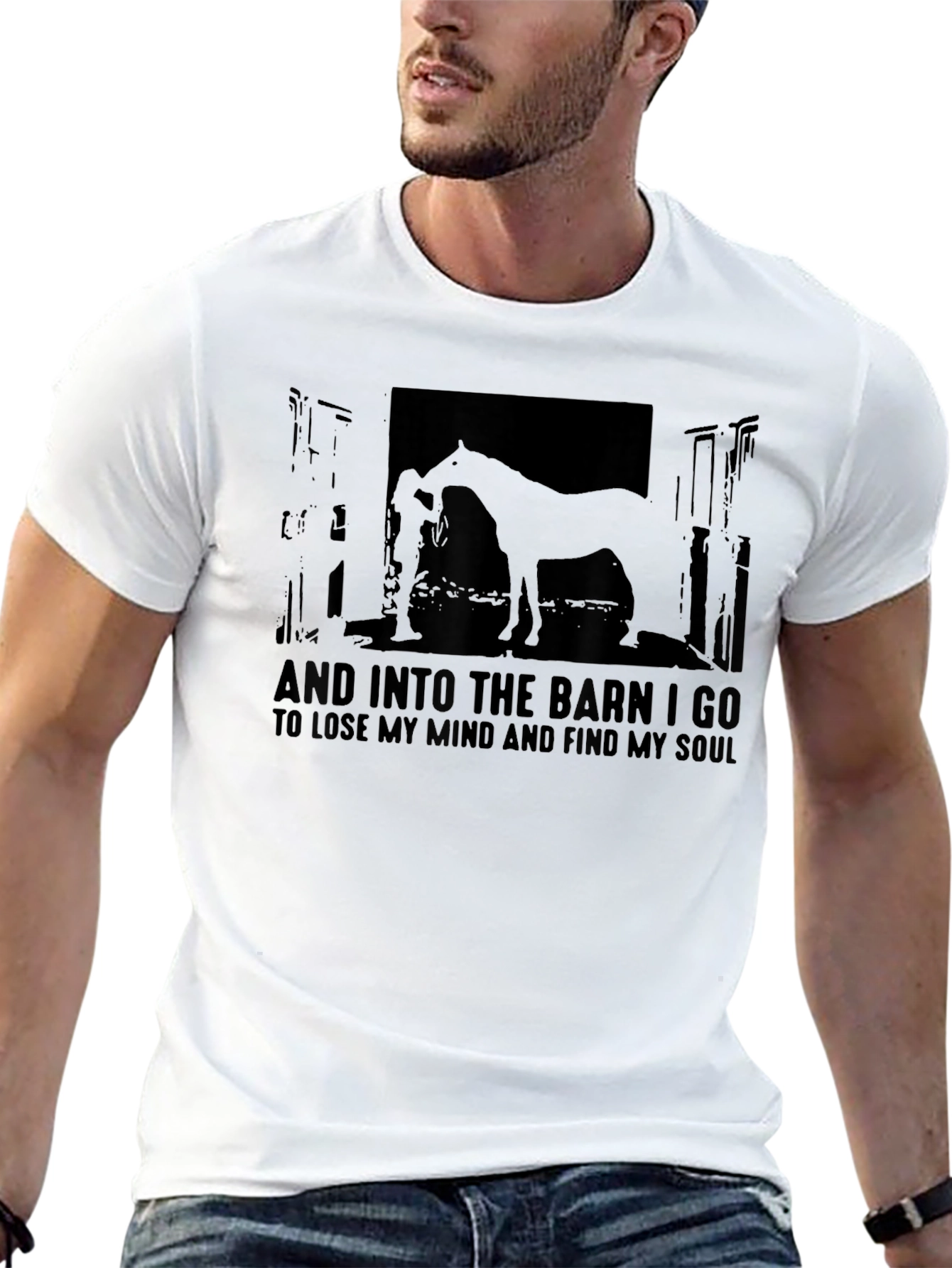 And Into The Barn I Go T-Shirt