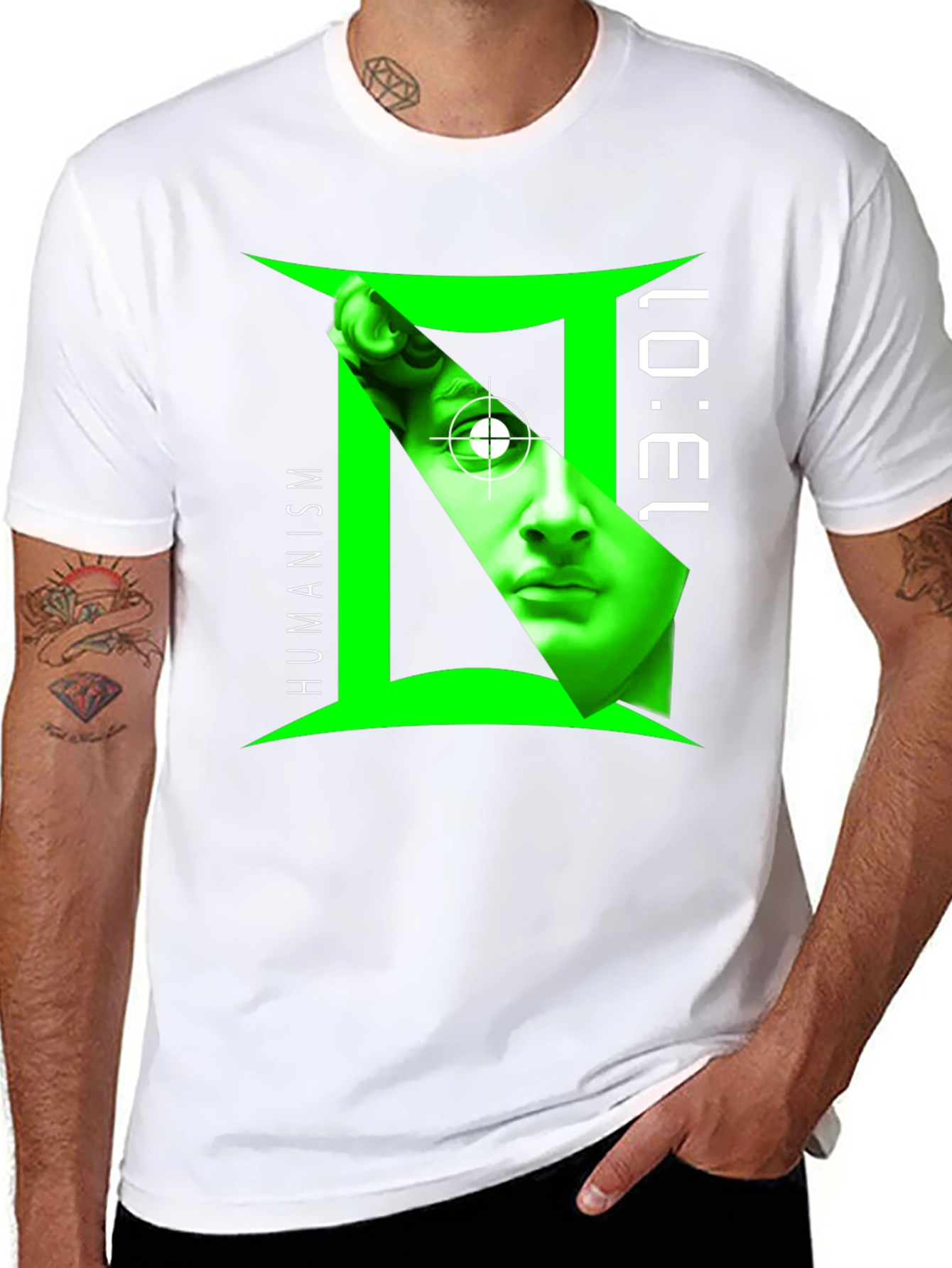 Humanism Graphic Tee - Modern Art T-Shirt