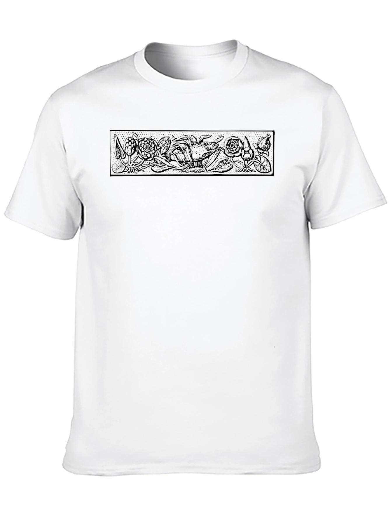 Monochrome Floral T-Shirt