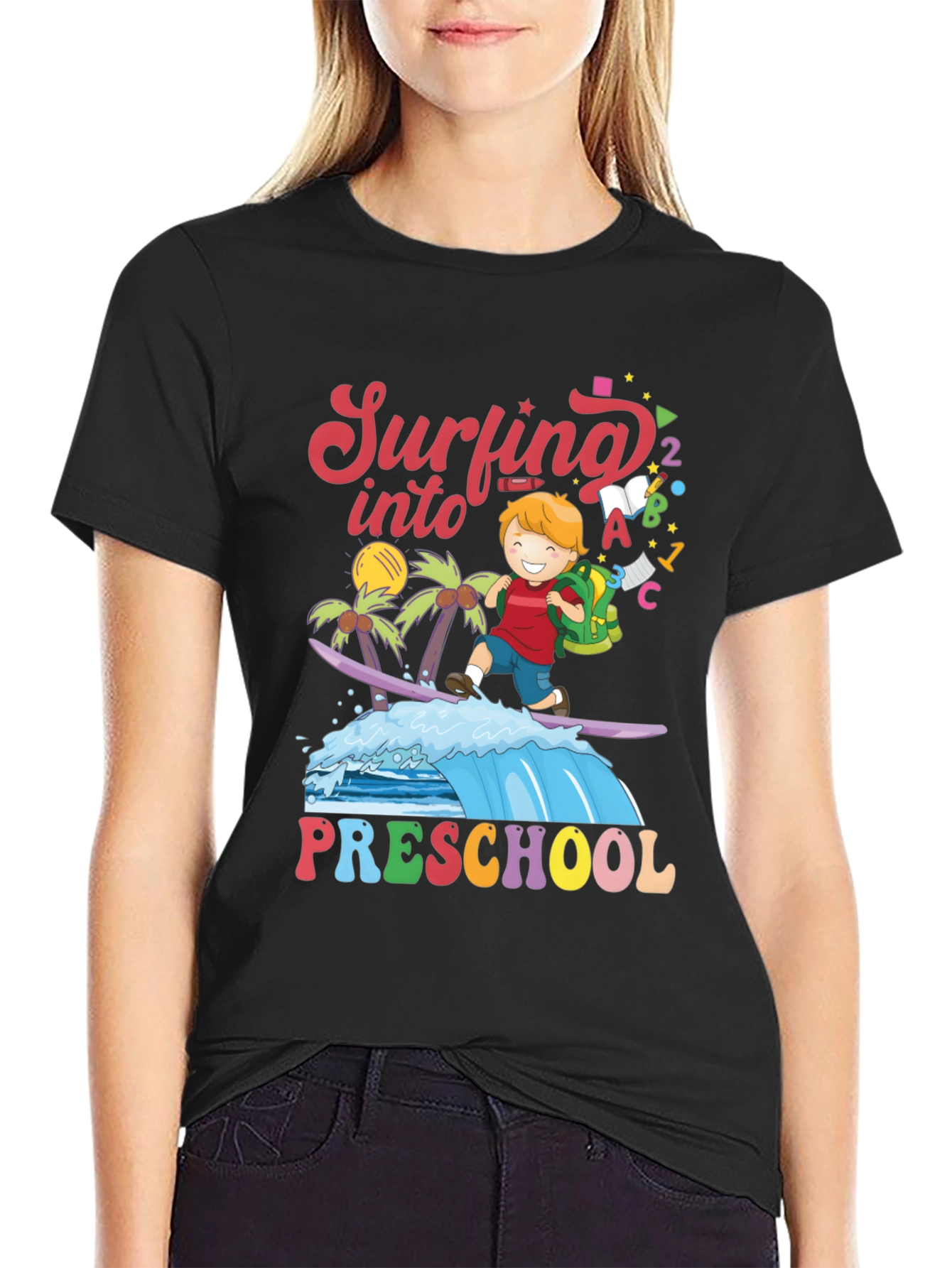 Surfing into Preschool T-Shirt