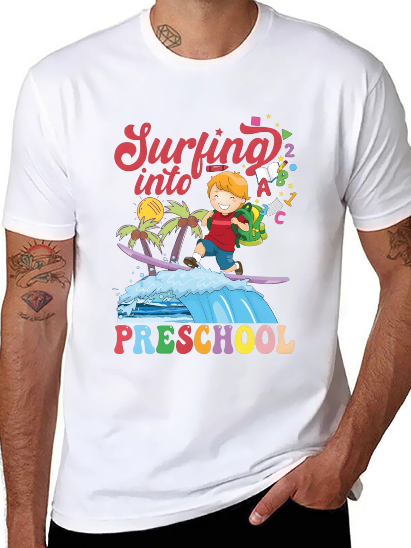 Surfing into Preschool T-Shirt
