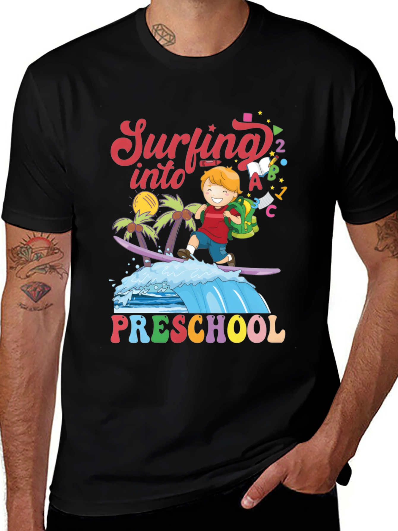 Surfing into Preschool T-Shirt