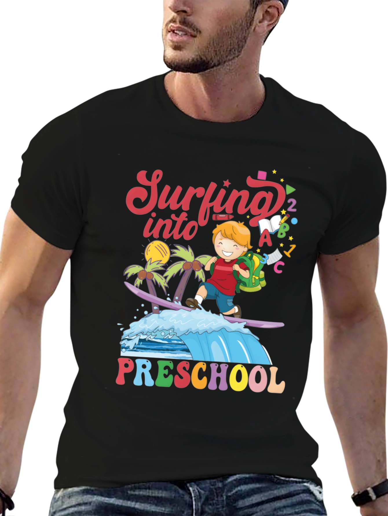 Surfing into Preschool T-Shirt