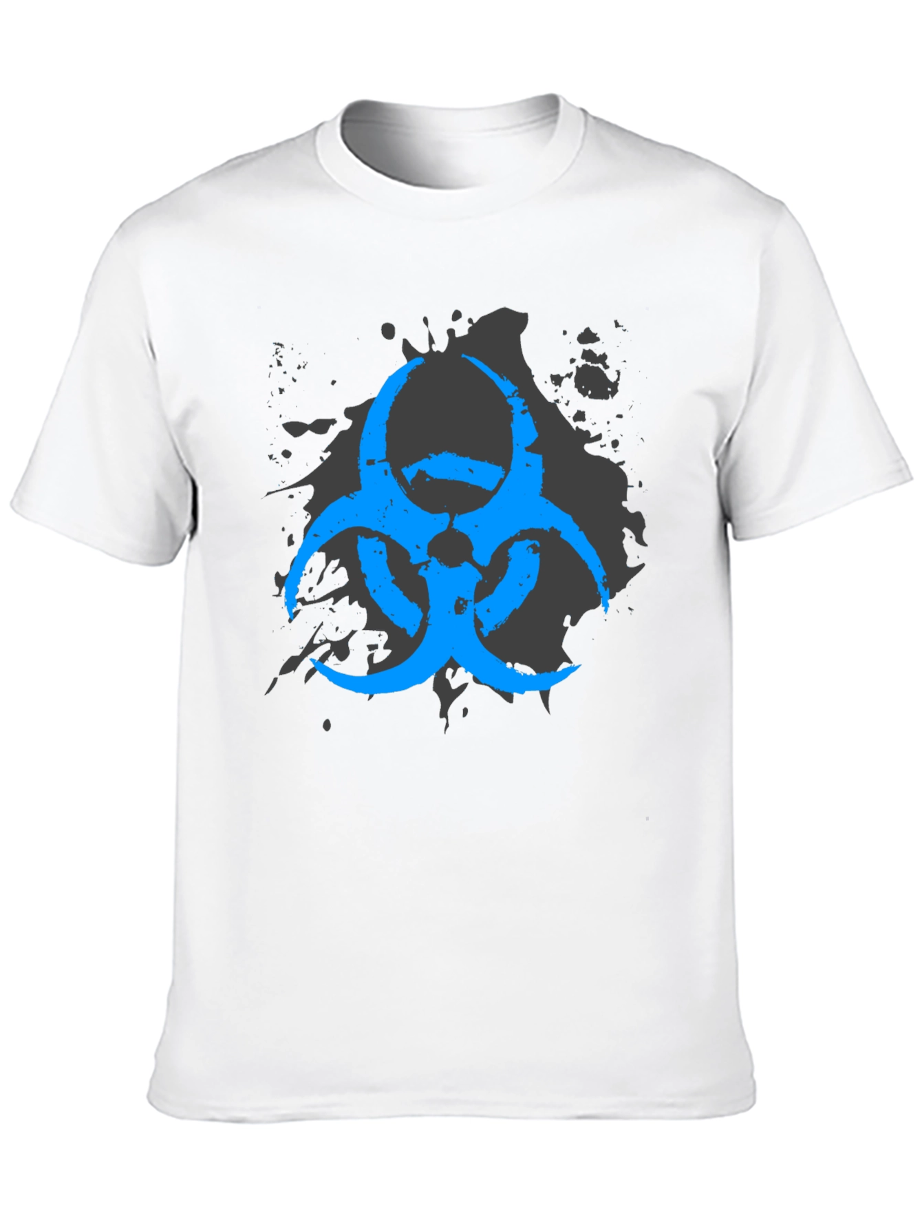 Biohazard Symbol T-Shirt - Mens Black Tee