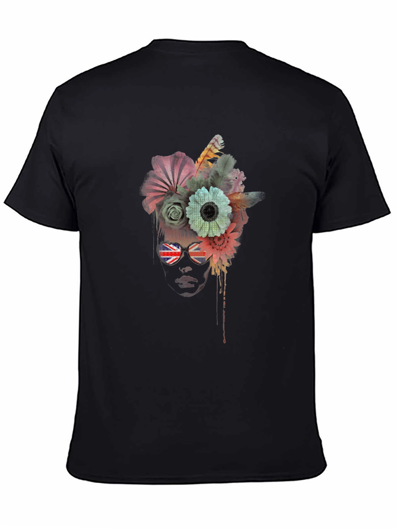 Floral Union Jack Sunglasses T-Shirt