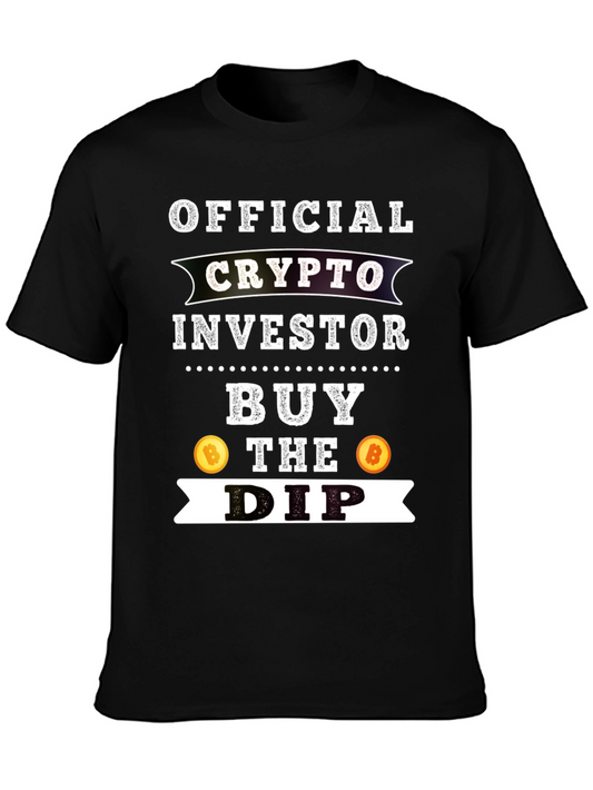 Crypto Investor Buy the Dip Graphic Tee