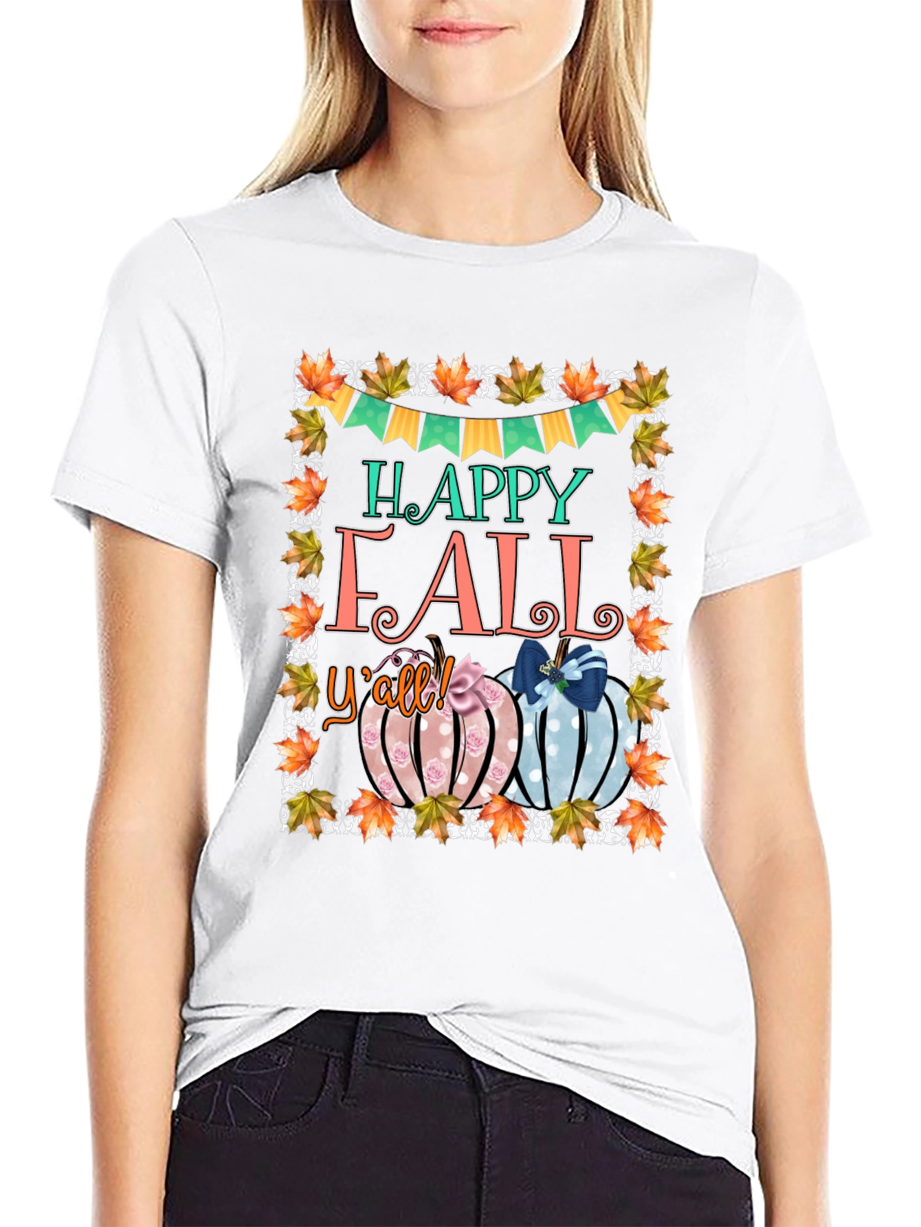 Happy Fall Yall Graphic Tee