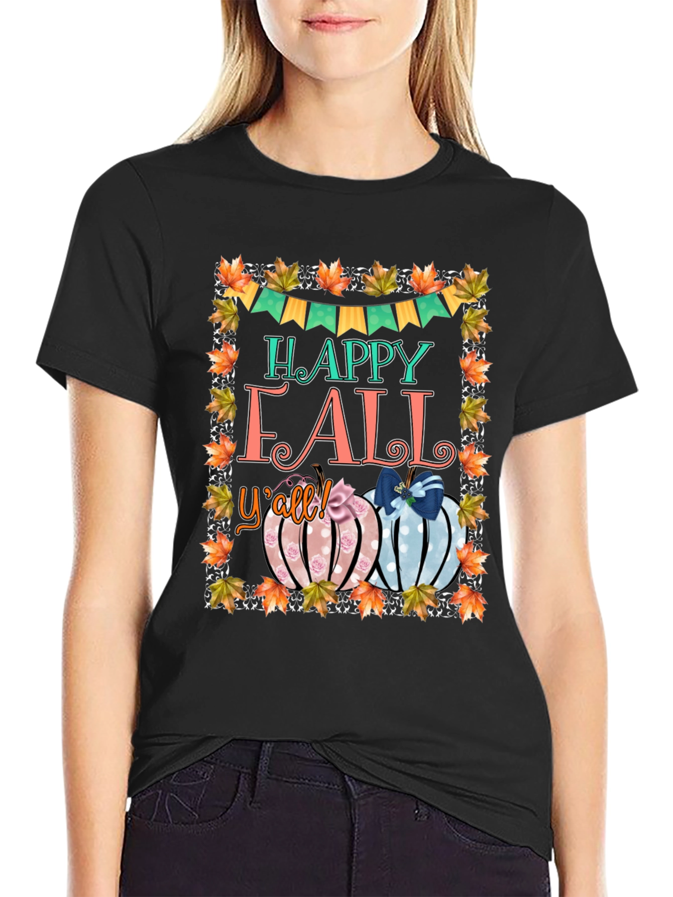 Happy Fall Yall Graphic Tee