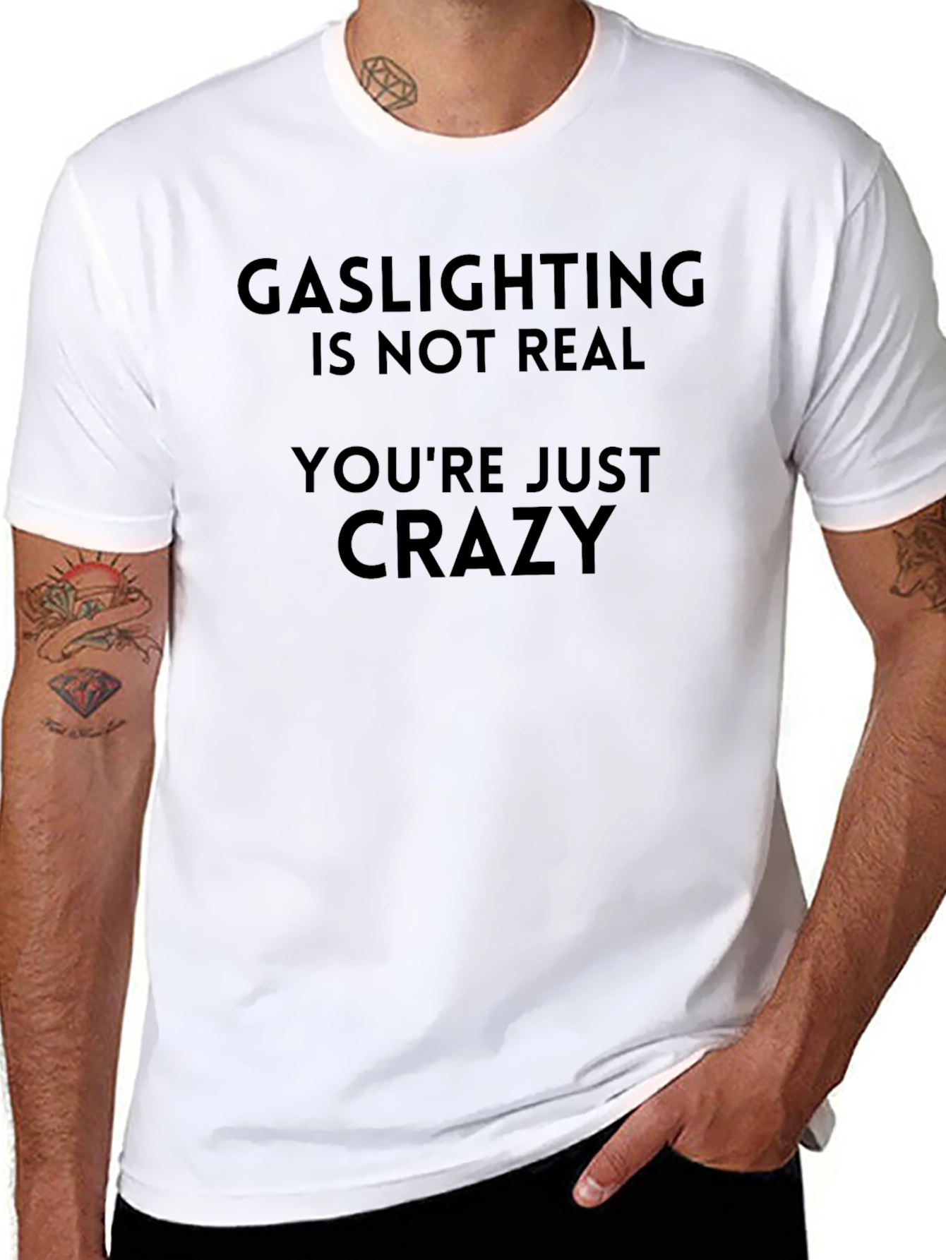 Gaslighting is Not Real Graphic Tee