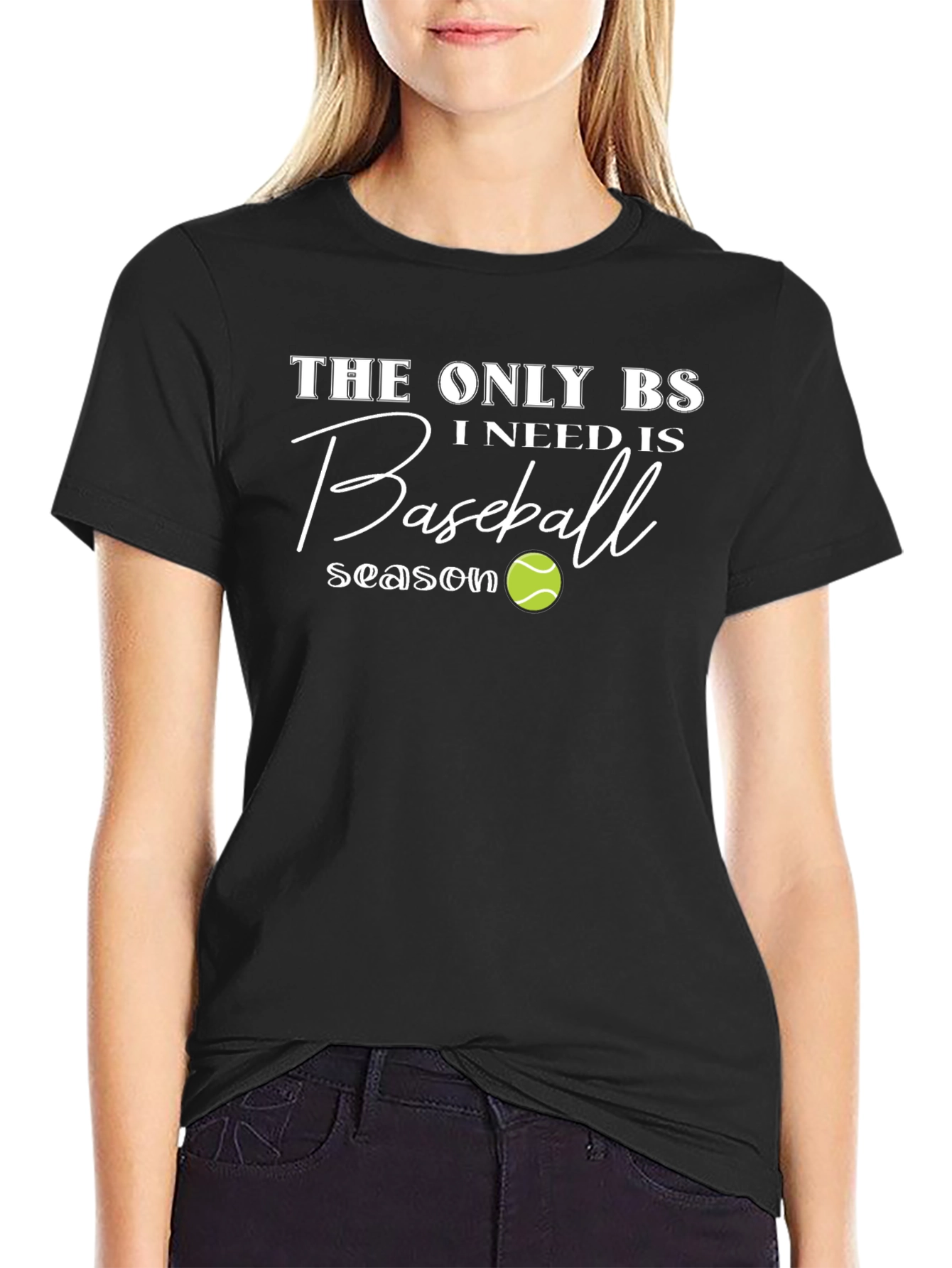 Baseball Season T-Shirt -  The Only BS I Need