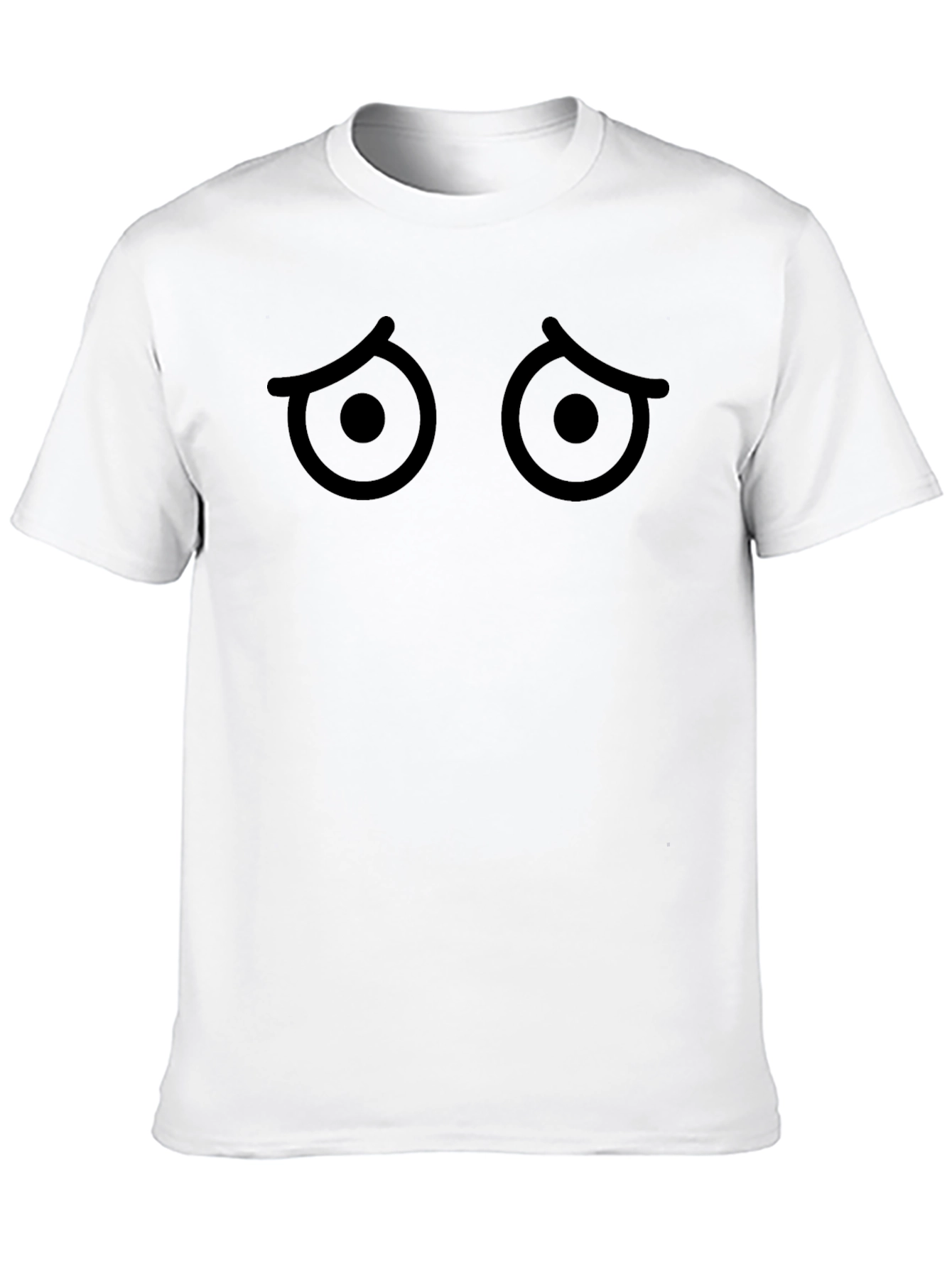 Sad Eyes Graphic Print T-Shirt