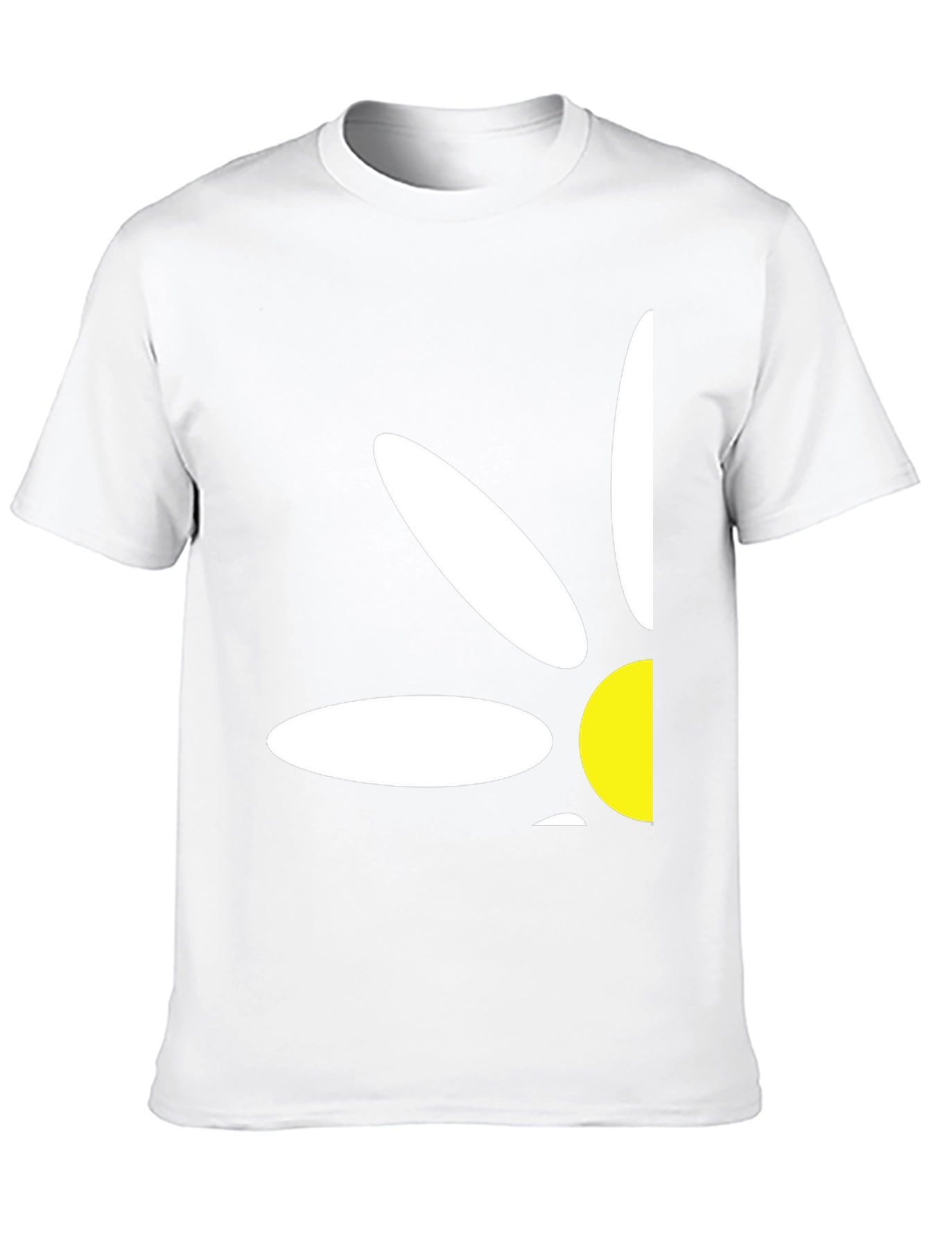Daisy Graphic Print T-Shirt - Black