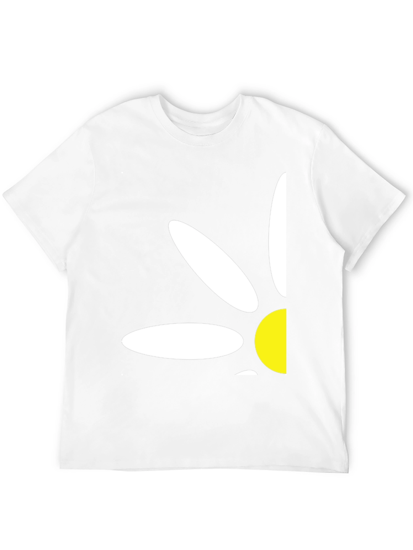 Daisy Graphic Print T-Shirt - Black