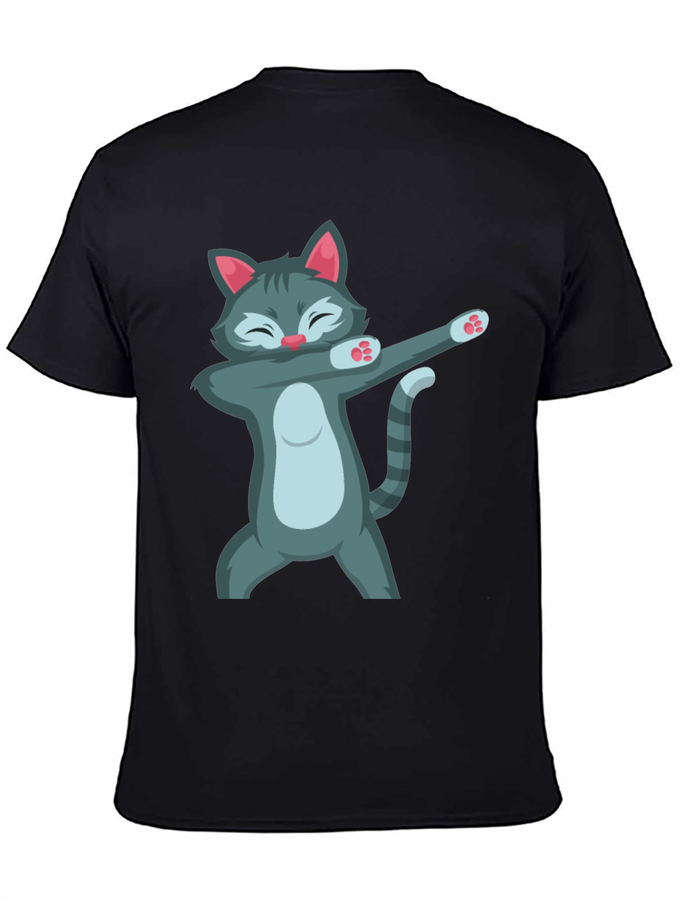 Dabbing Cat Graphic T-Shirt