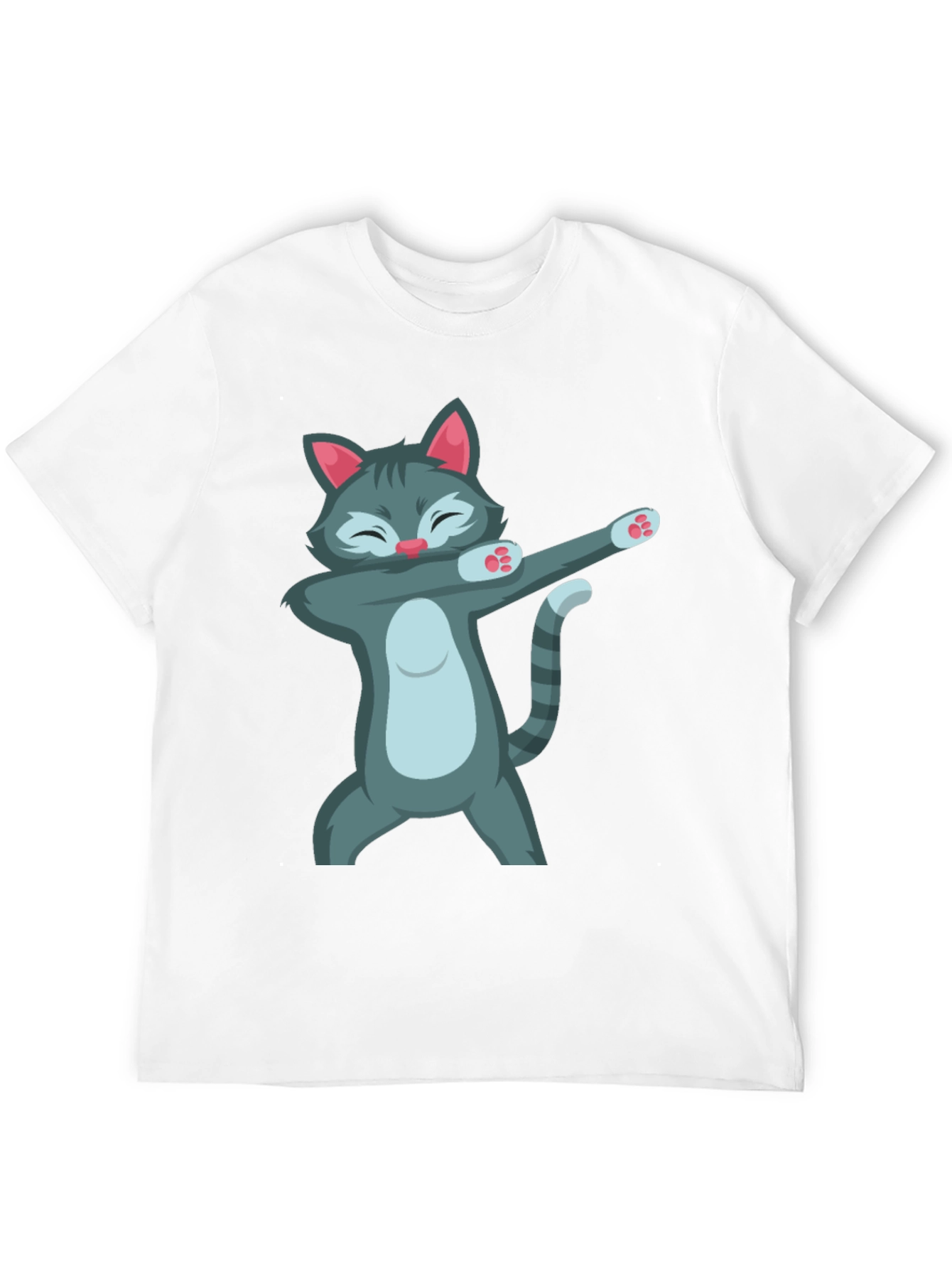 Dabbing Cat Graphic T-Shirt