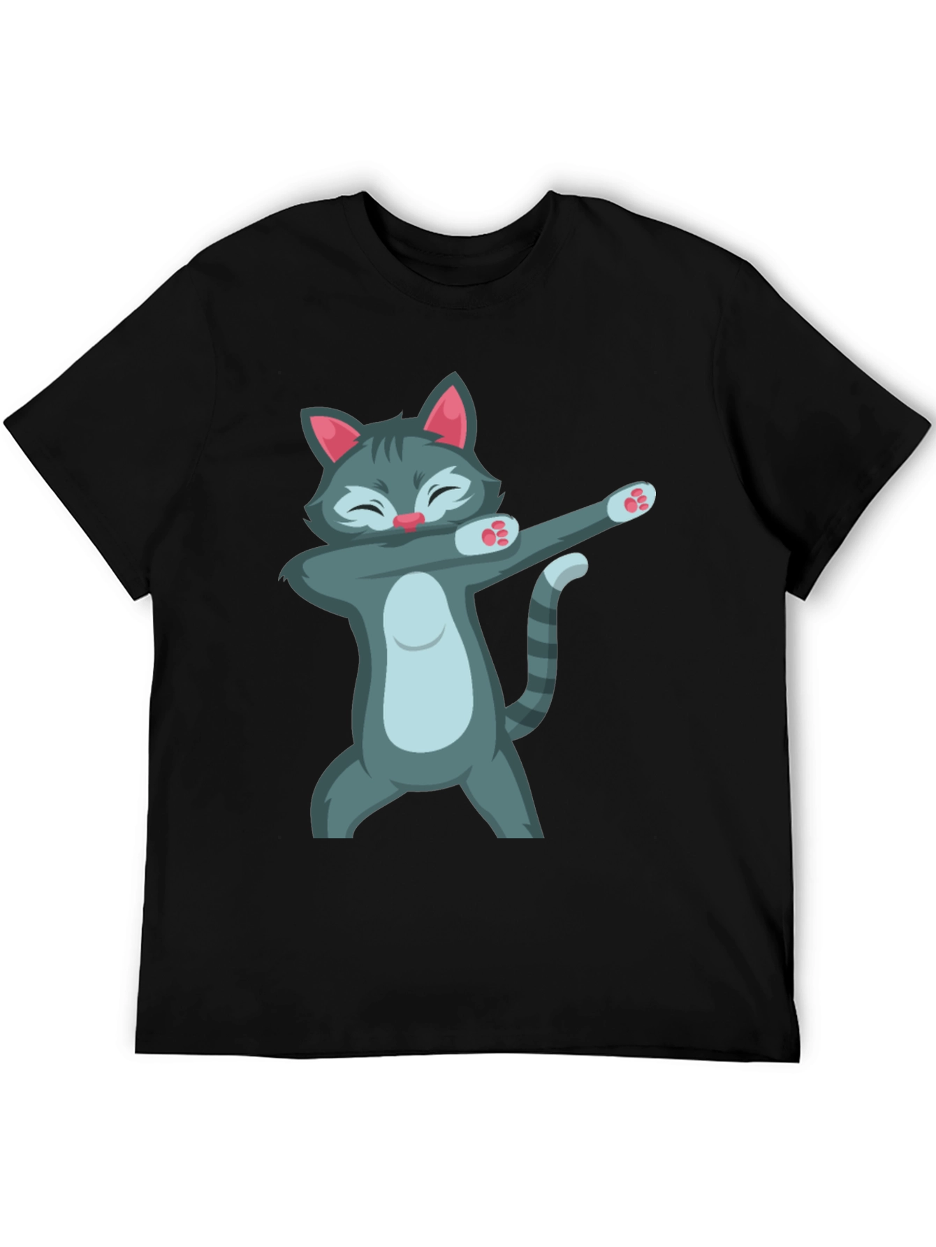 Dabbing Cat Graphic T-Shirt