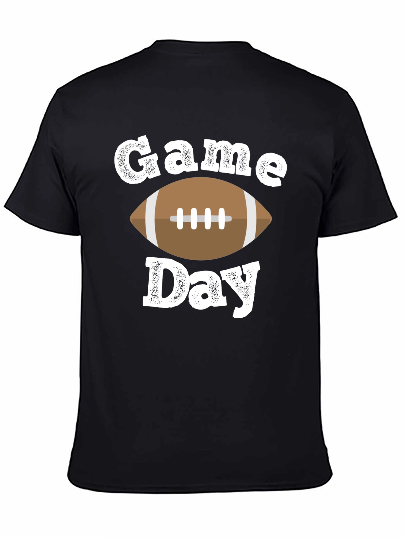 Game Day Football T-Shirt - Black Tee