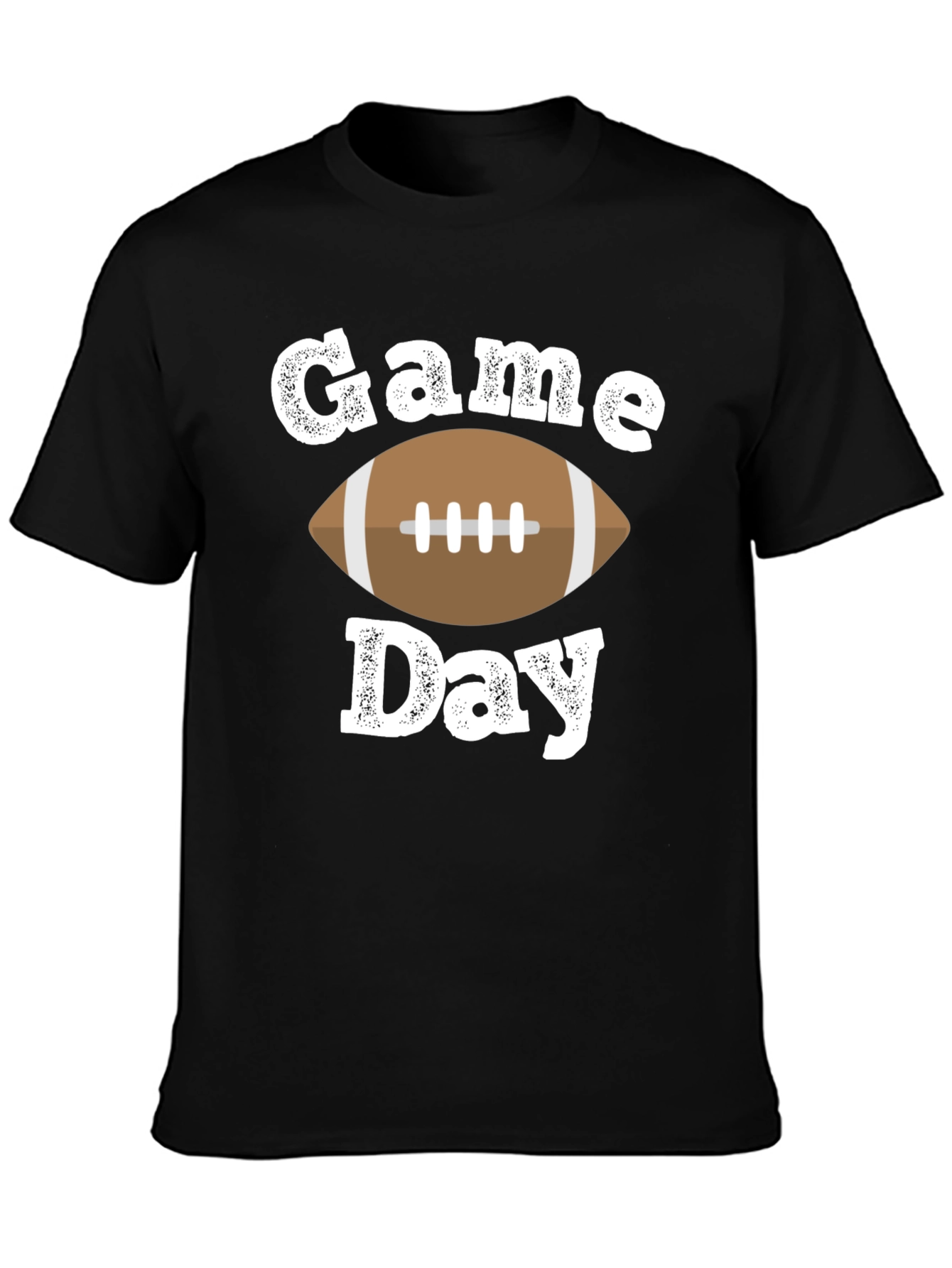 Game Day Football T-Shirt - Black Tee