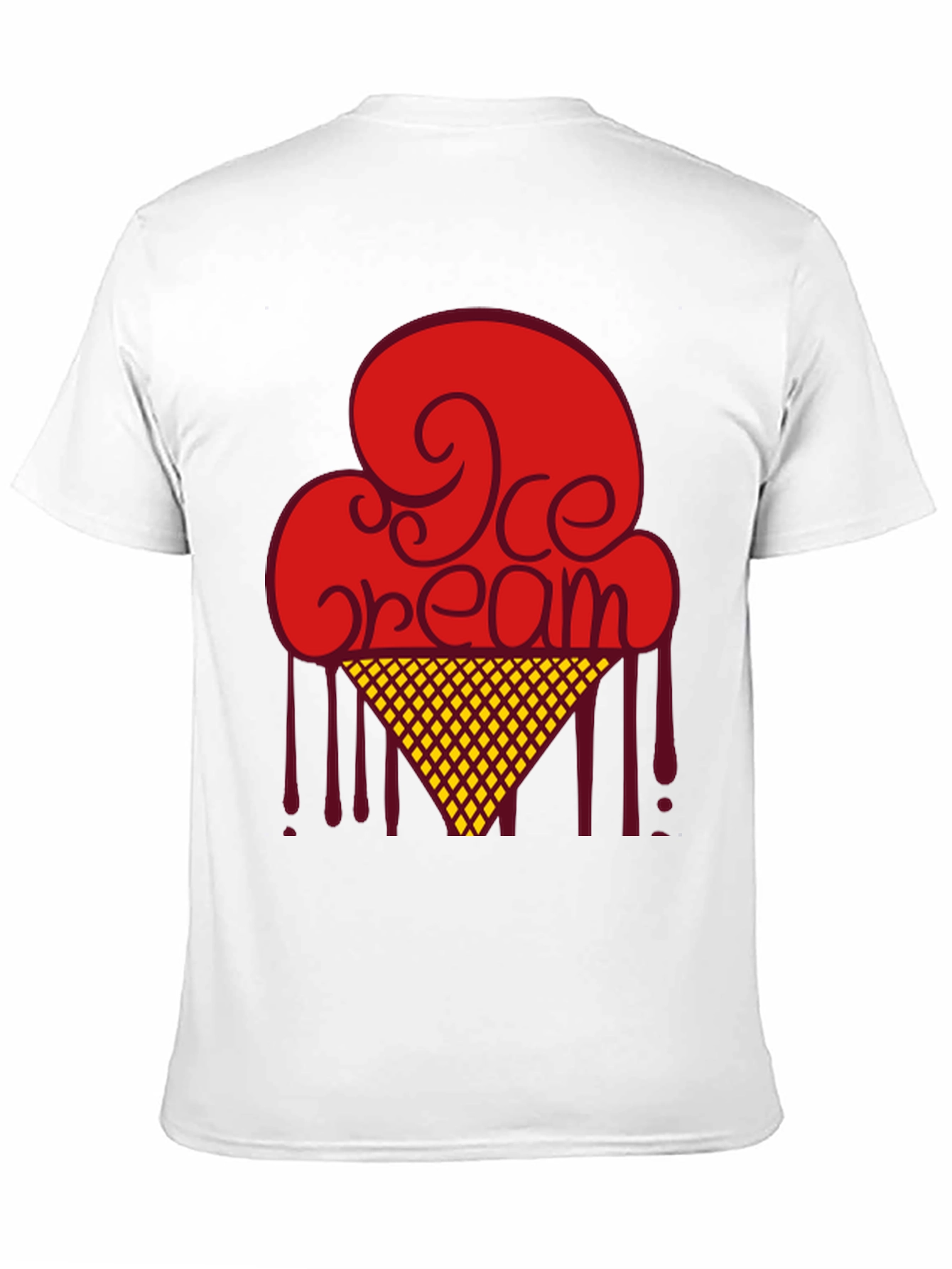 Ice Cream Graphic Tee - Retro Design