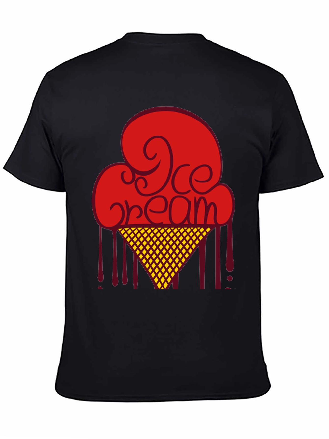 Ice Cream Graphic Tee - Retro Design