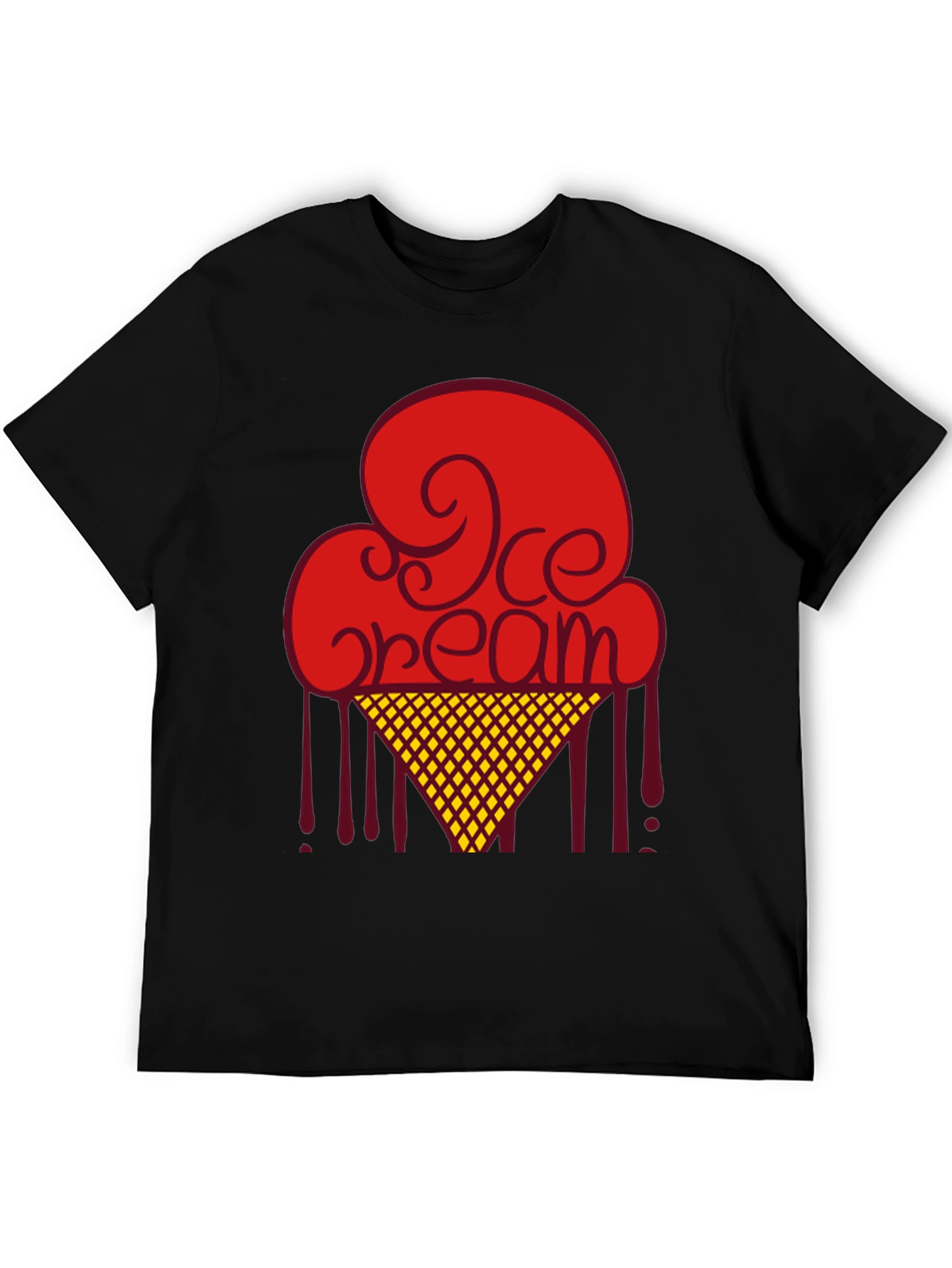 Ice Cream Graphic Tee - Retro Design
