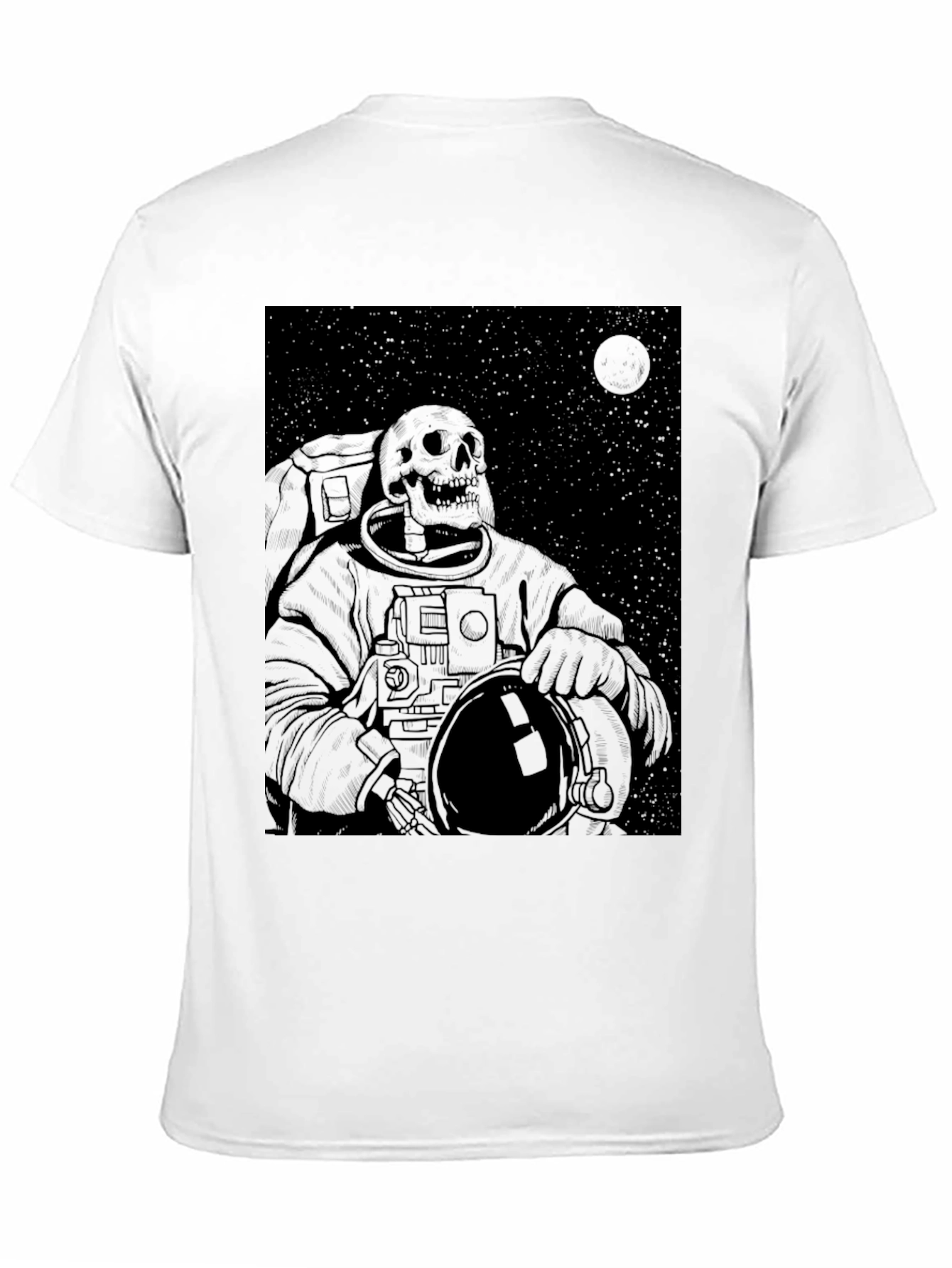 Astronaut Skeleton Graphic Tee