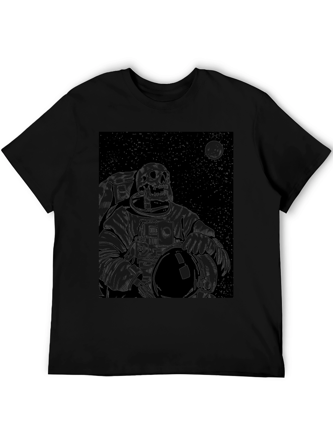 Astronaut Skeleton Graphic Tee