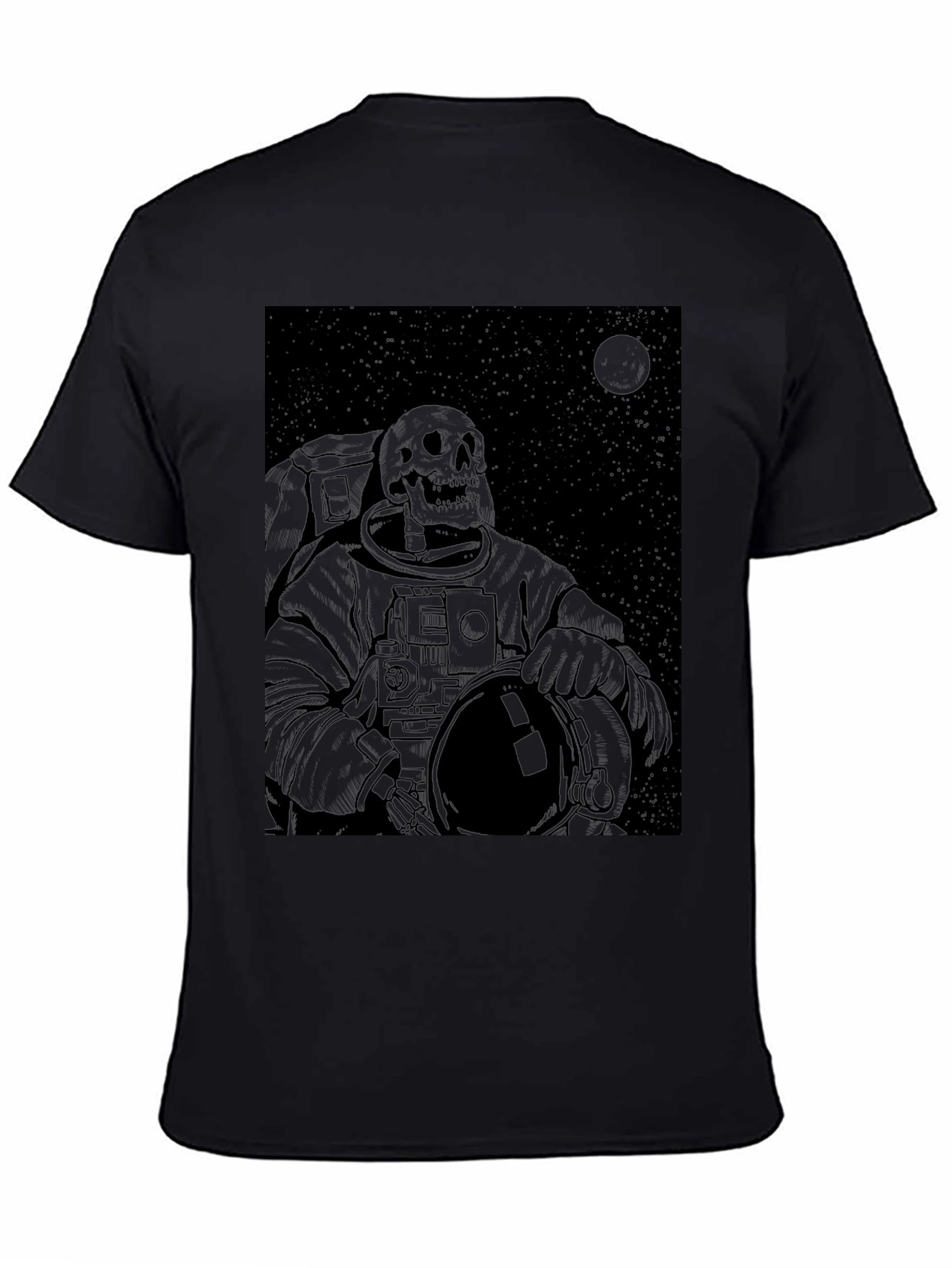 Astronaut Skeleton Graphic Tee