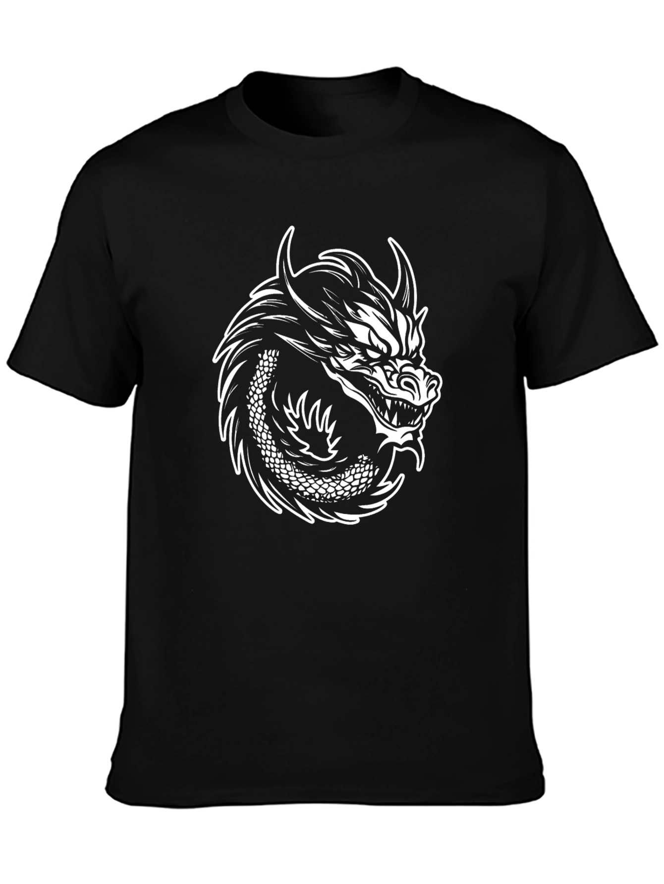 Dragon Graphic Black Tee