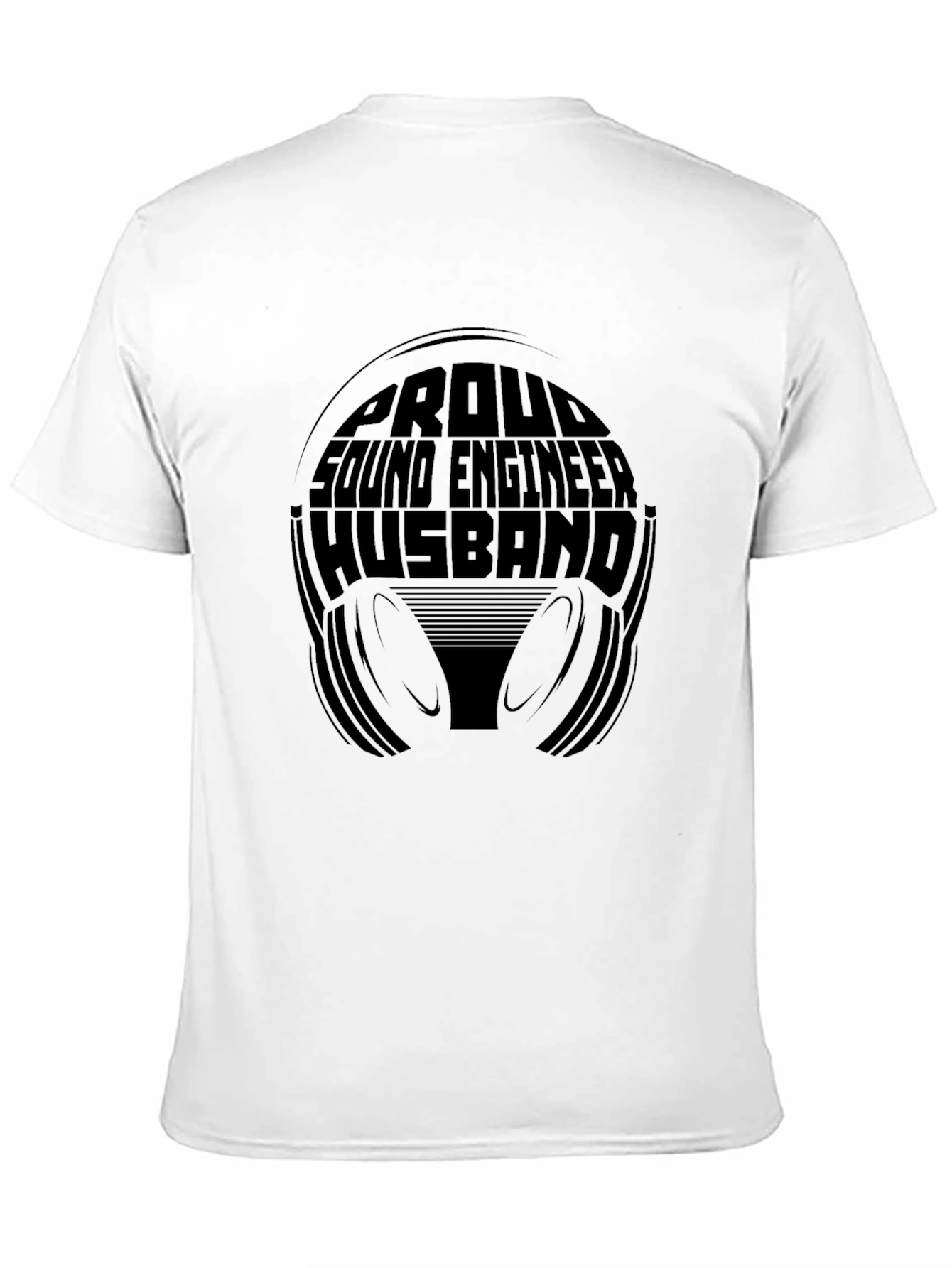 Proud Sound Engineer Husband Graphic Tee