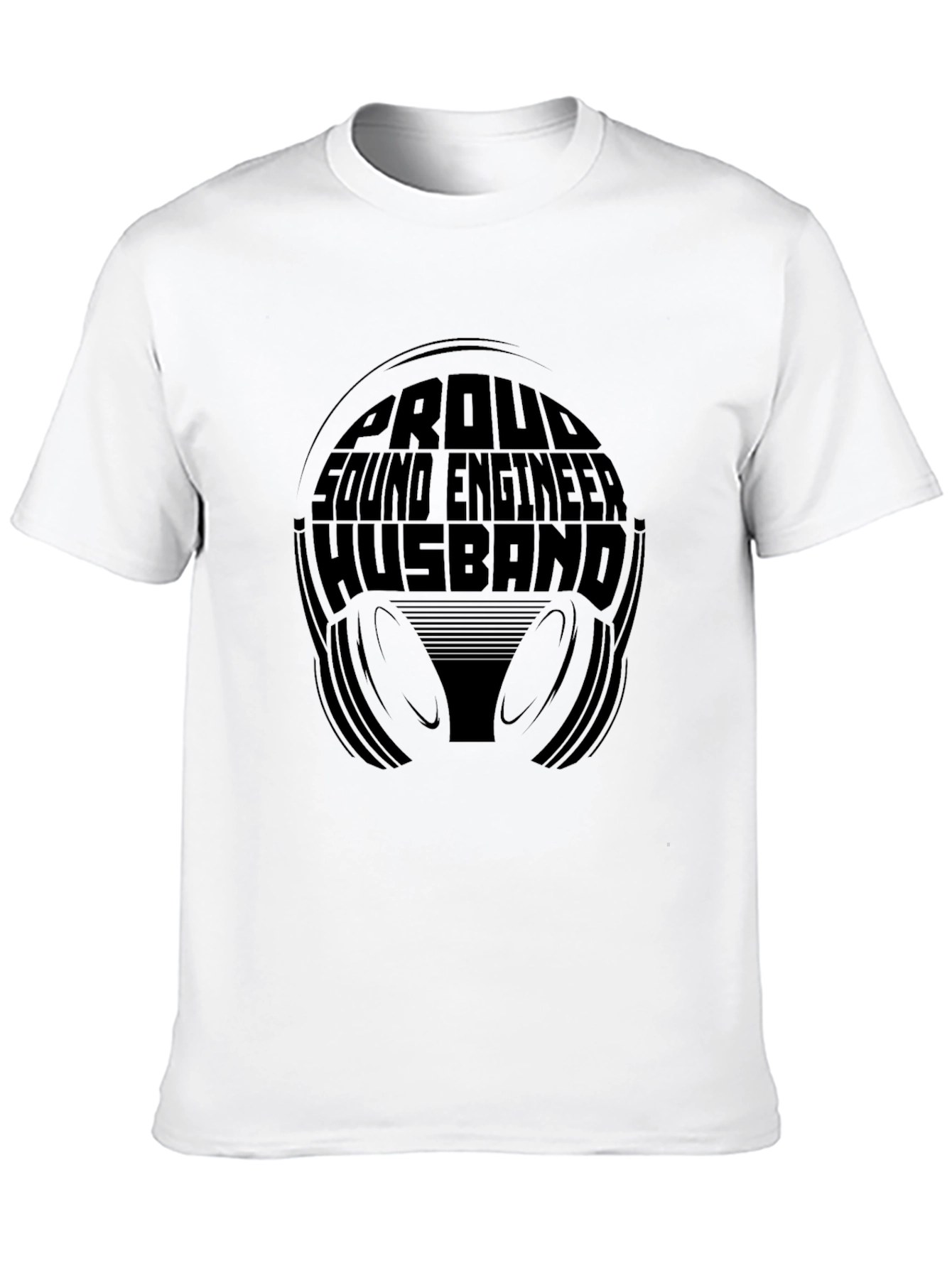 Proud Sound Engineer Husband Graphic Tee