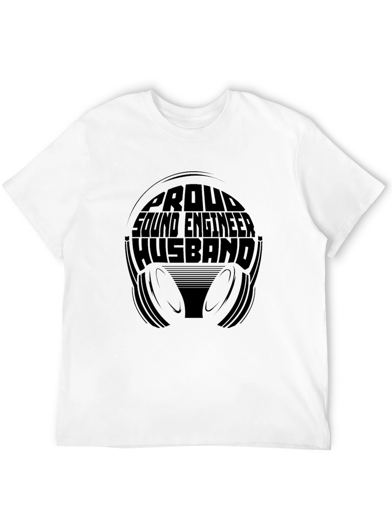 Proud Sound Engineer Husband Graphic Tee