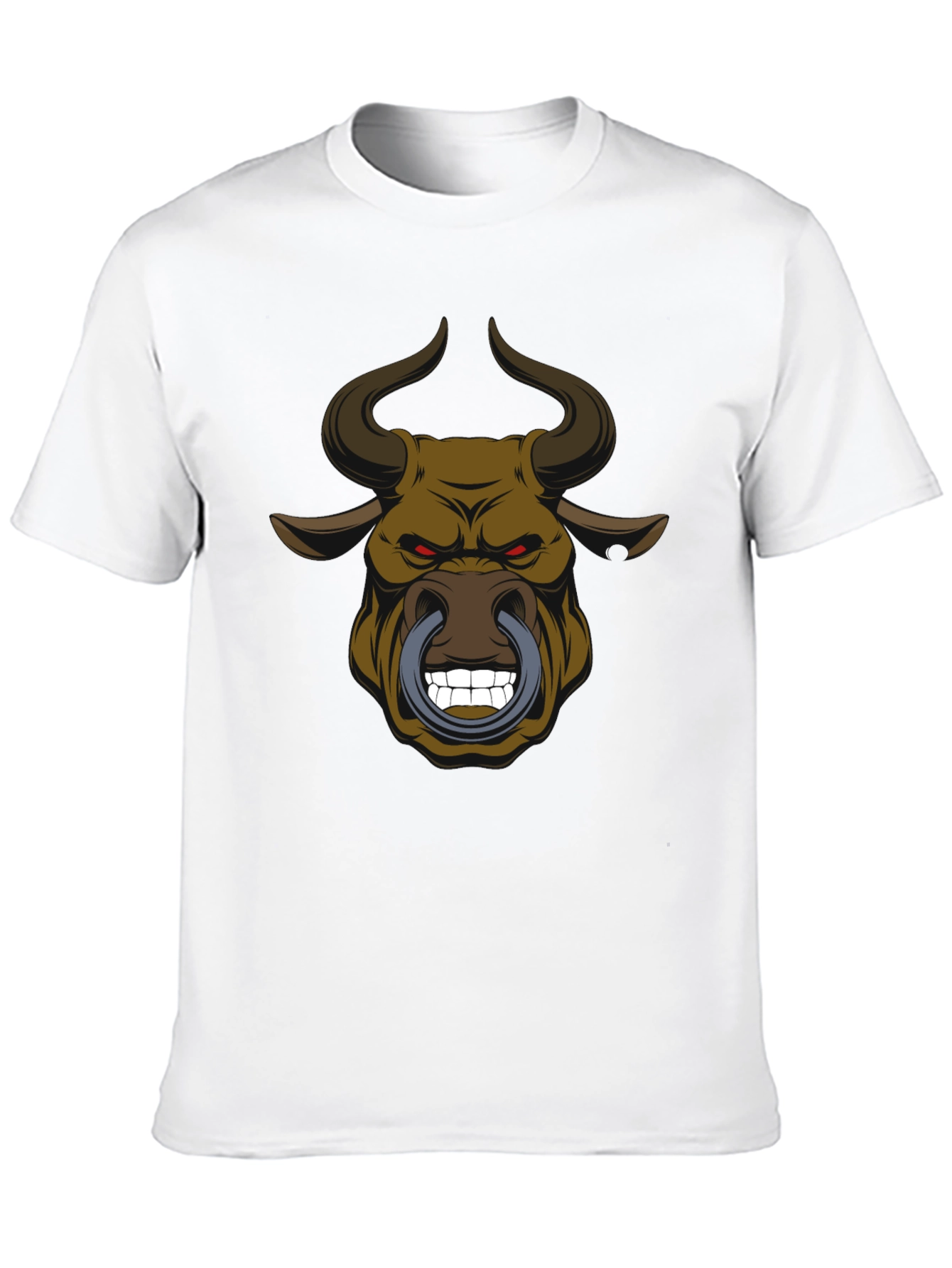 Bull Graphic T-Shirt - Bold Design