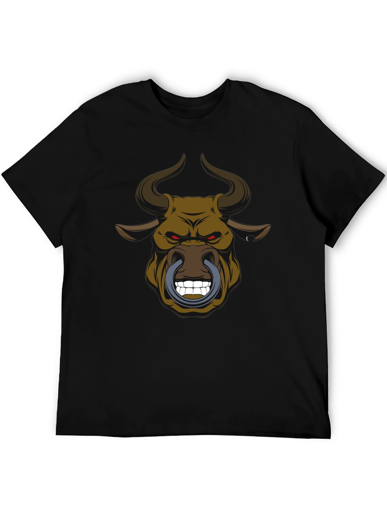 Bull Graphic T-Shirt - Bold Design