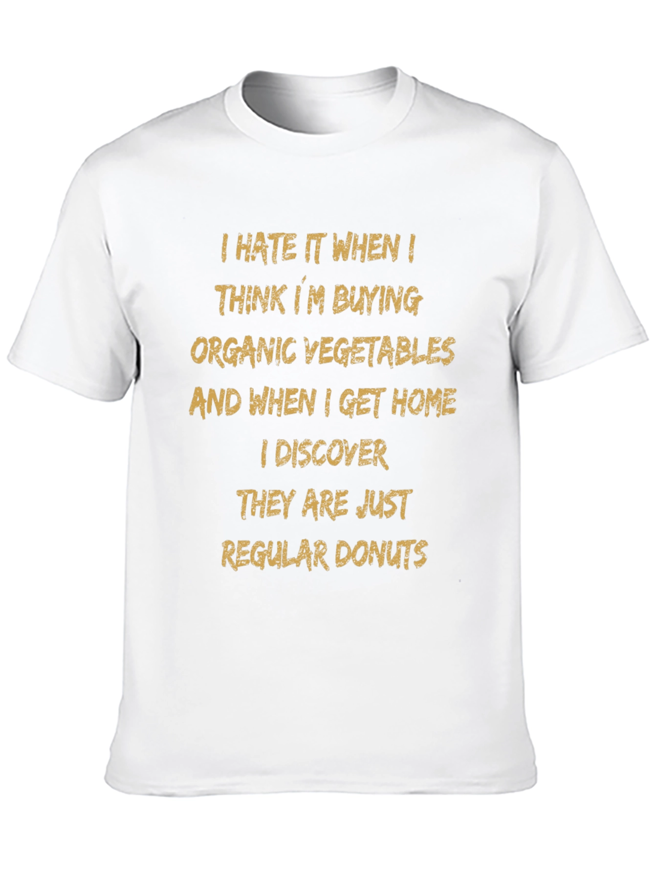Funny Organic Vegetable Donuts T-Shirt