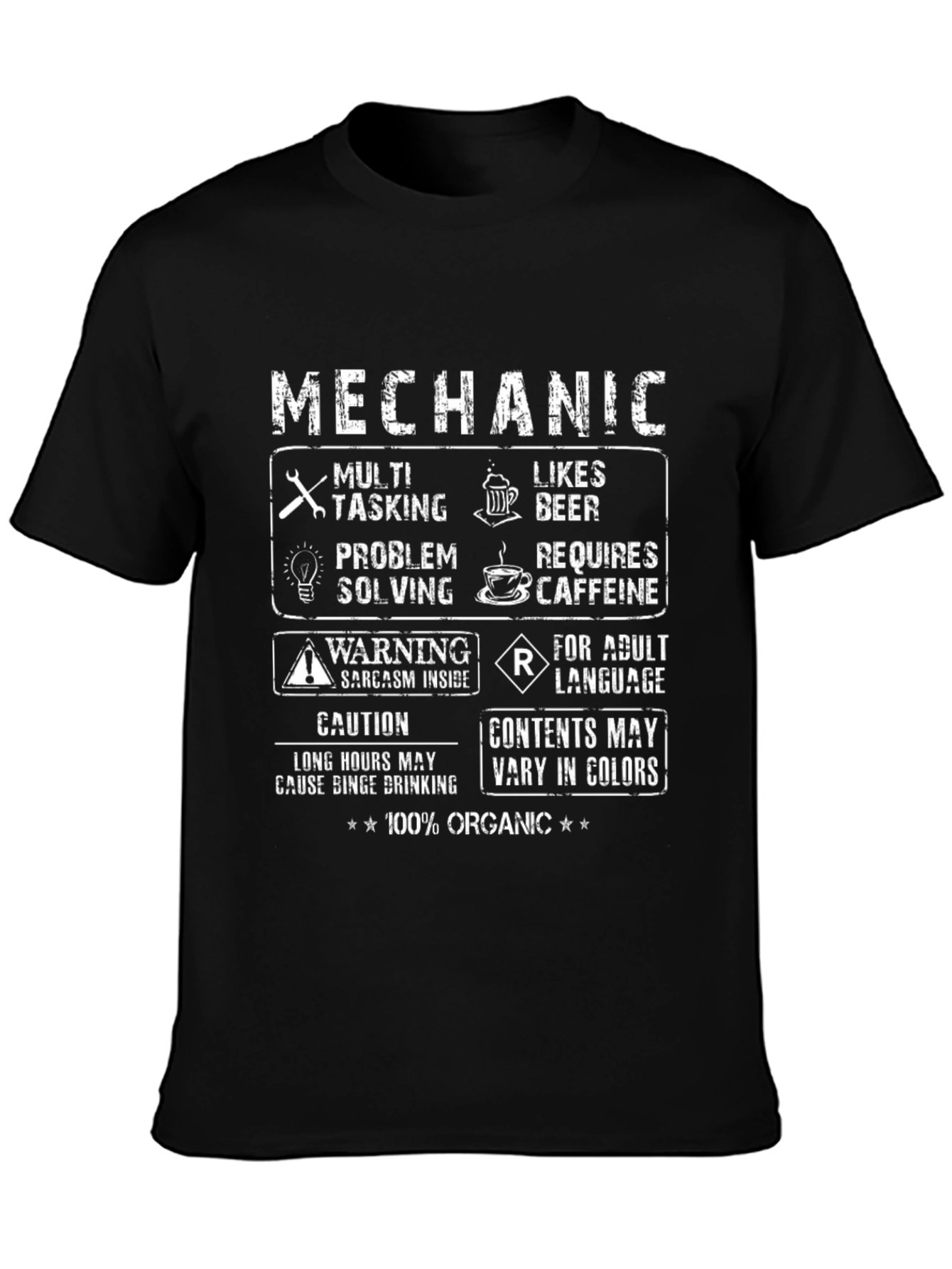 Mechanic T-Shirt: Multi-Tasking Beer Lover