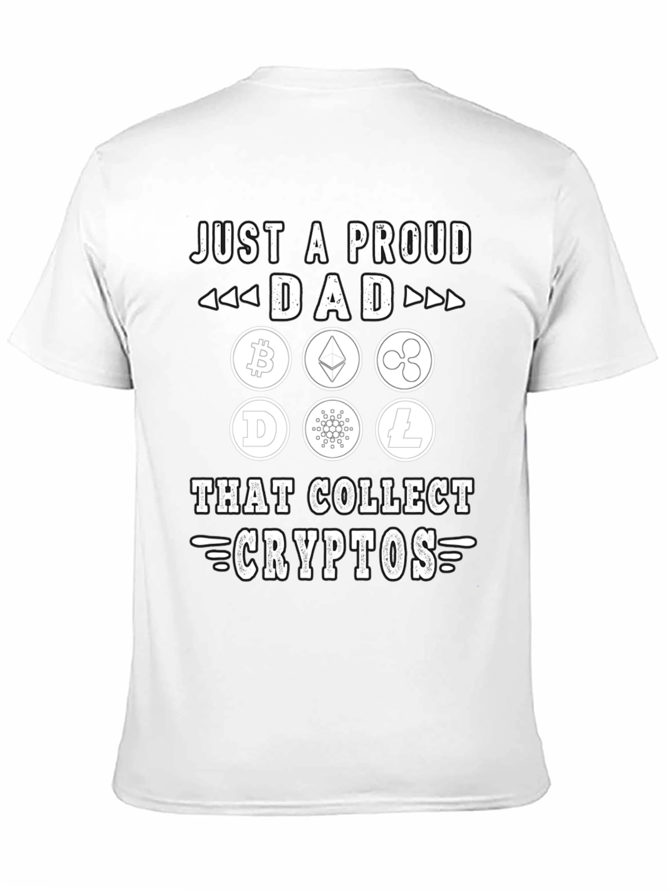 Proud Crypto Dad T-Shirt - Collect Digital Currency