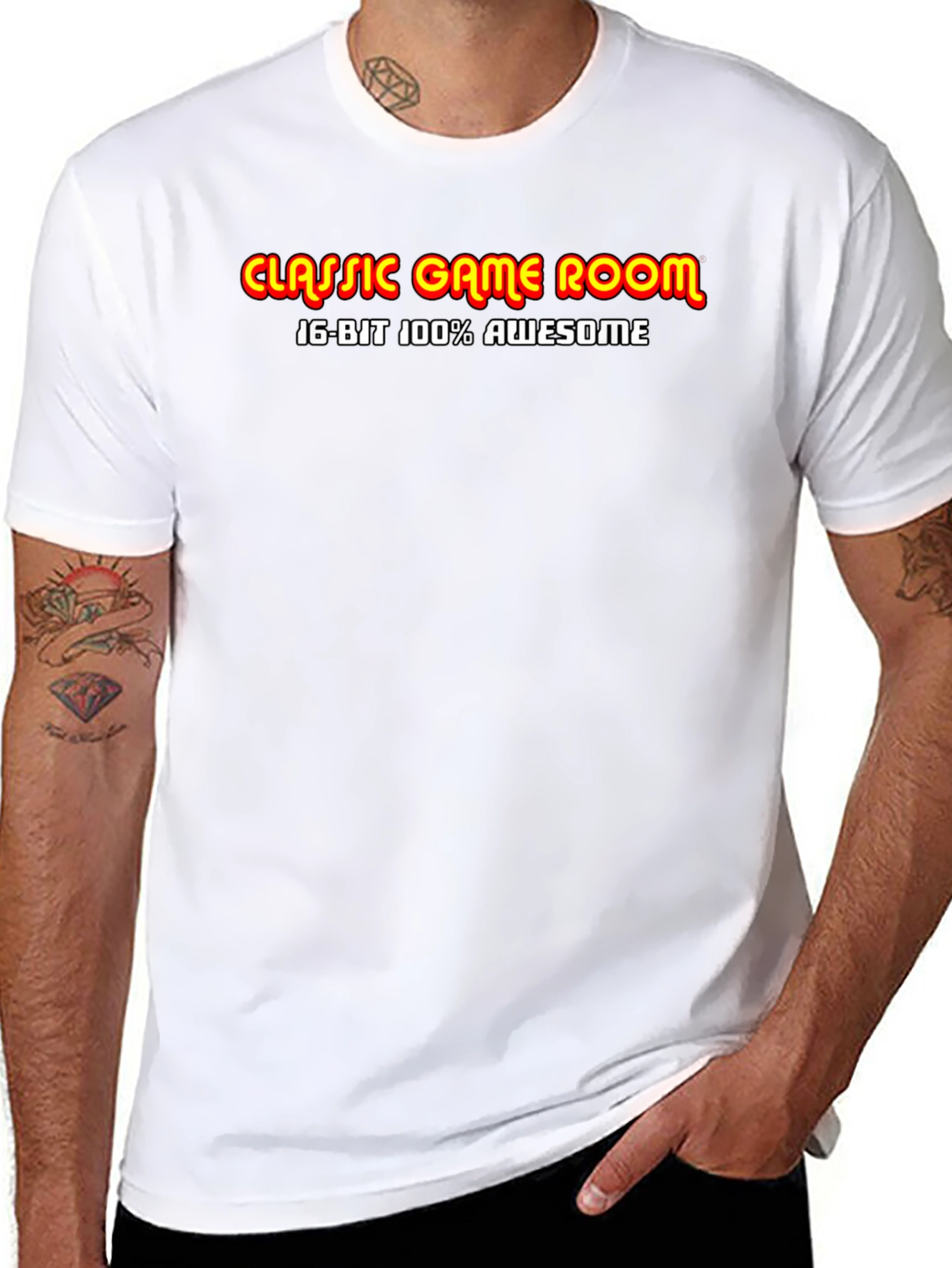 Classic Game Room 16-Bit Awesome Graphic Tee
