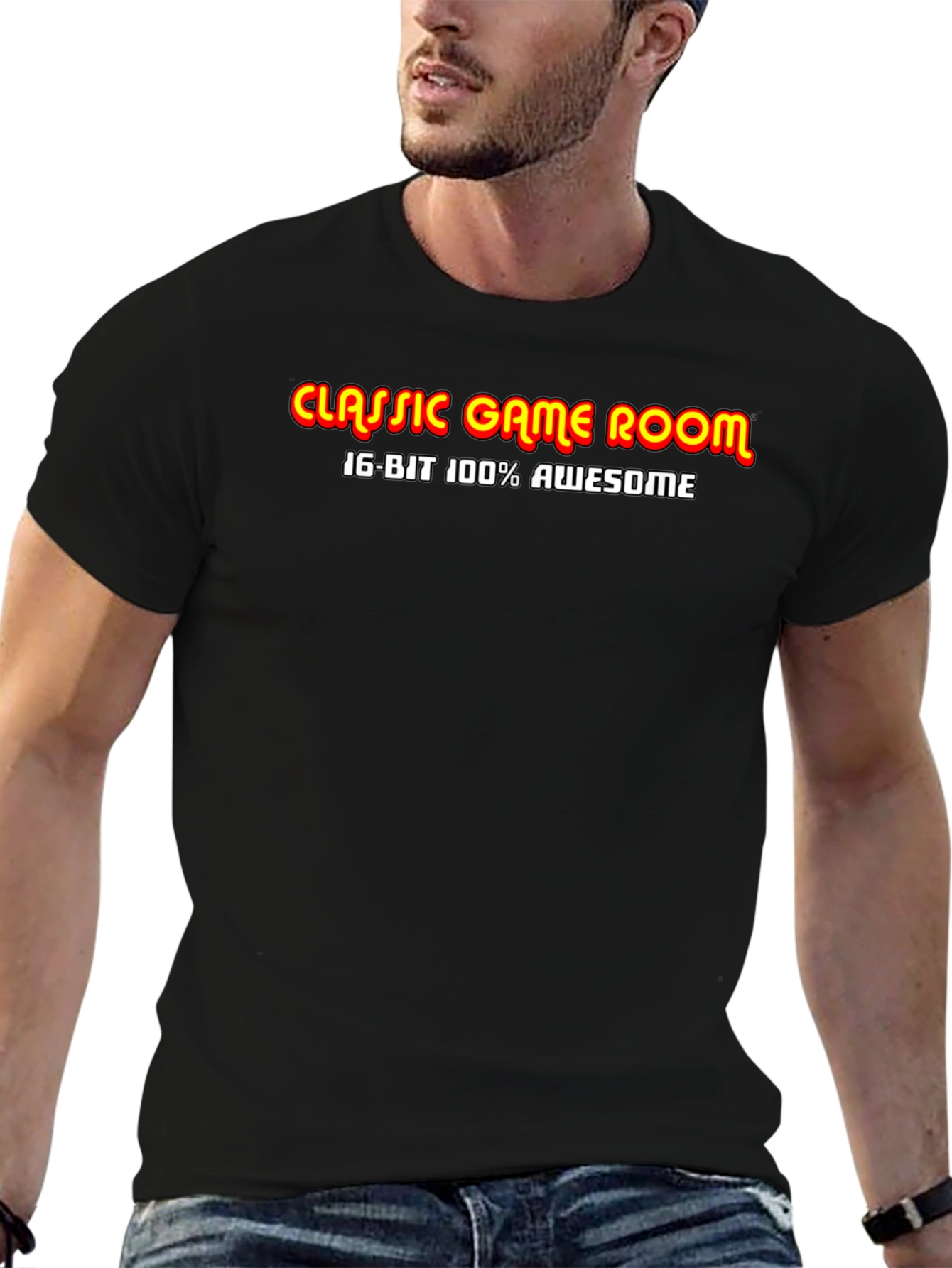 Classic Game Room 16-Bit Awesome Graphic Tee