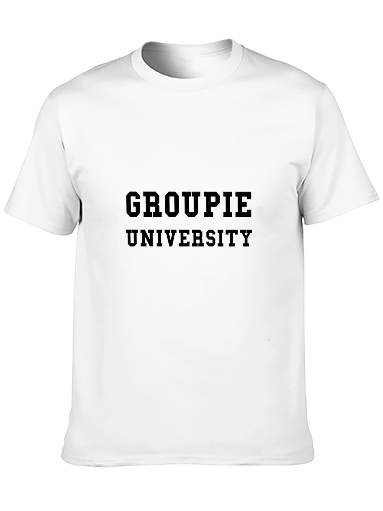 Groupie University Black T-Shirt