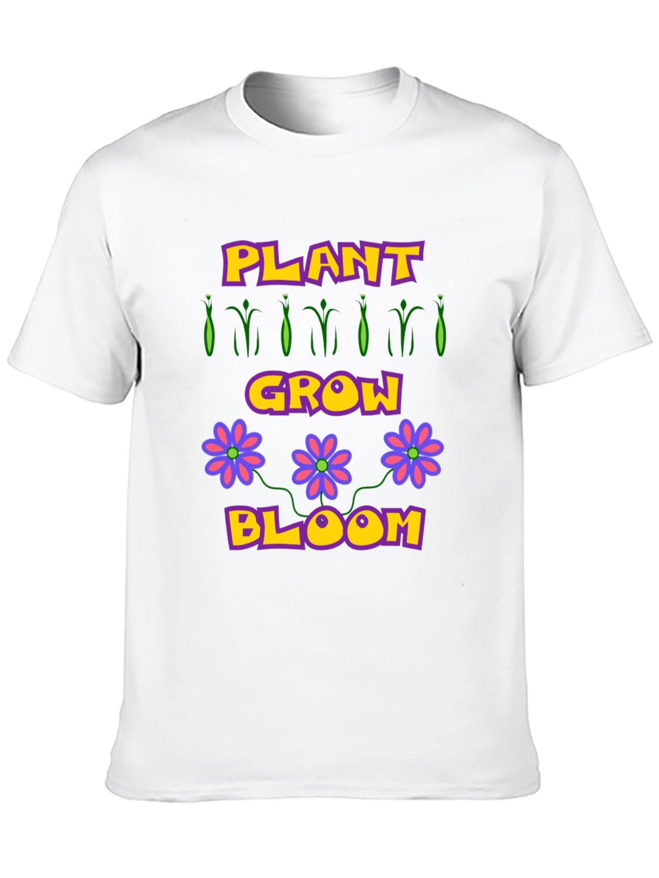 Plant Grow Bloom T-Shirt - Garden Lovers Tee