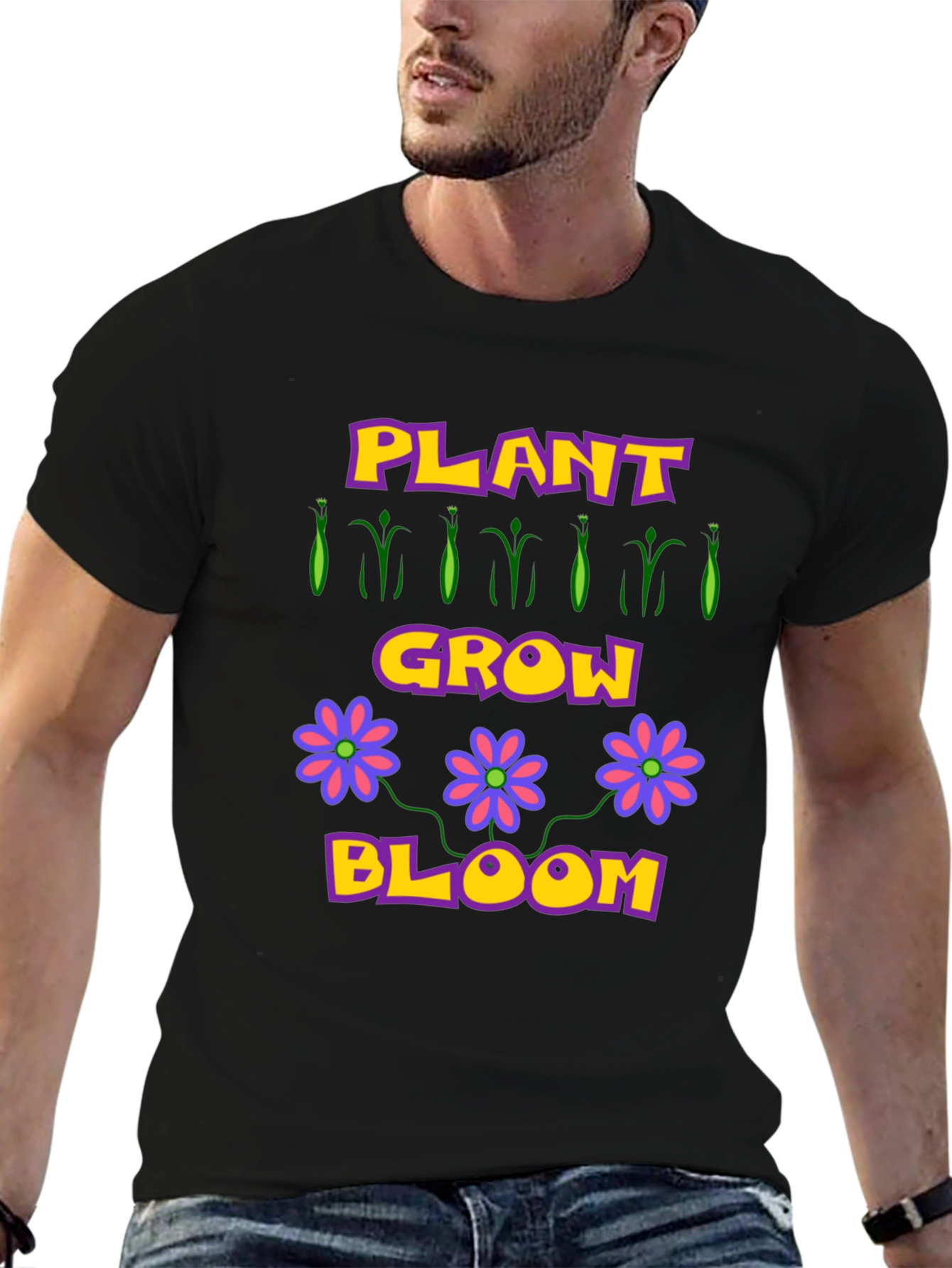 Plant Grow Bloom T-Shirt - Garden Lovers Tee