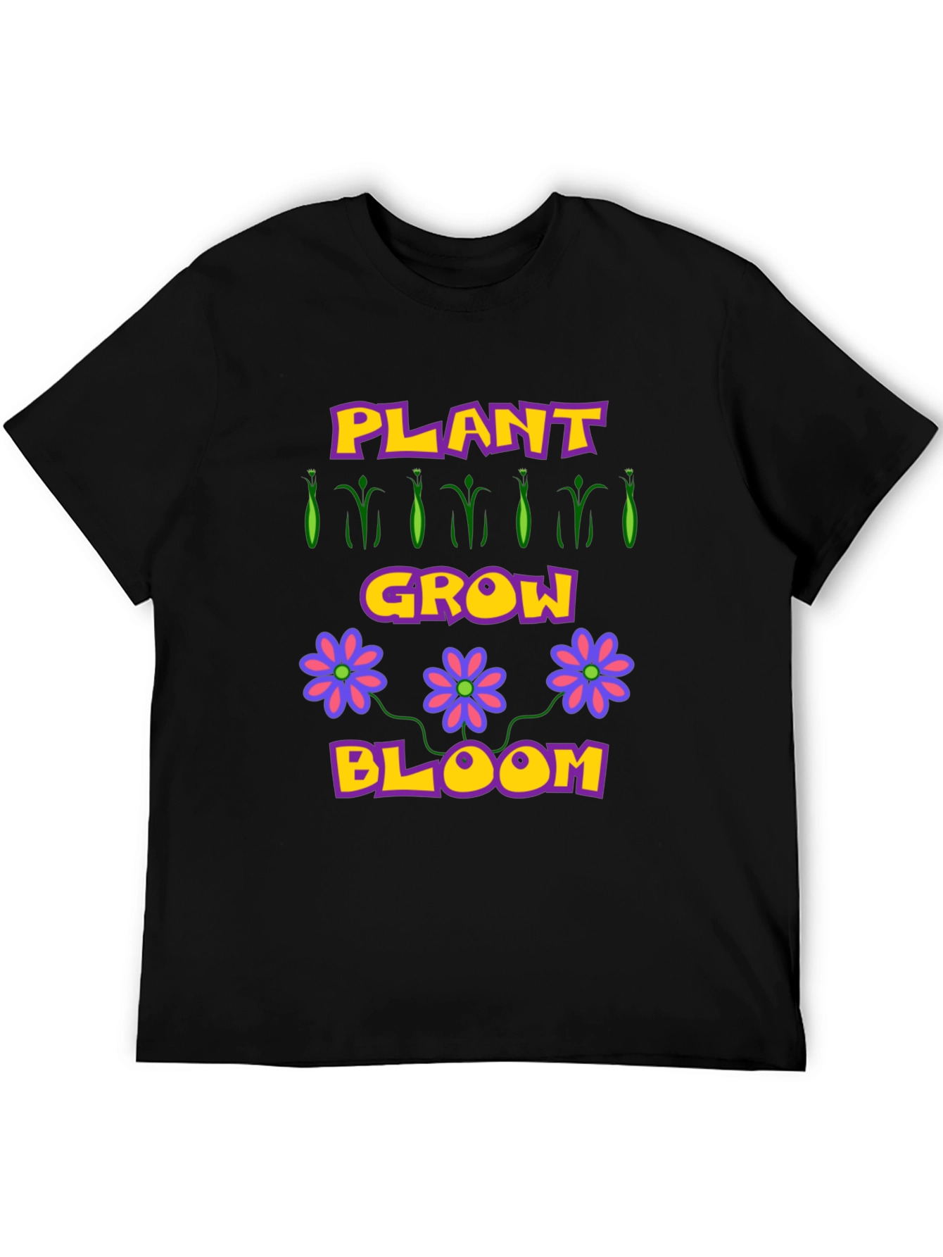 Plant Grow Bloom T-Shirt - Garden Lovers Tee
