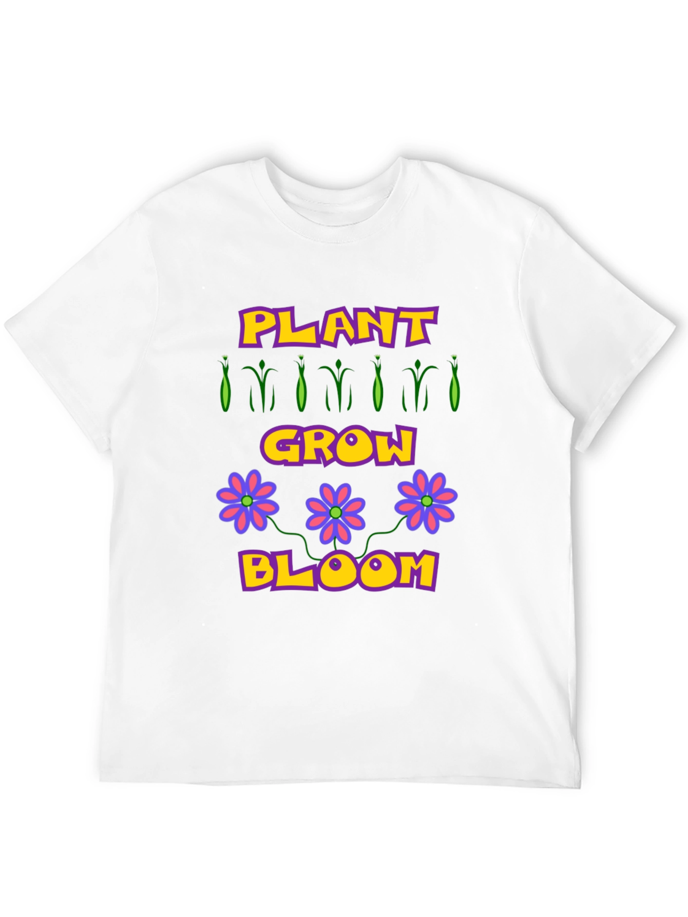 Plant Grow Bloom T-Shirt - Garden Lovers Tee