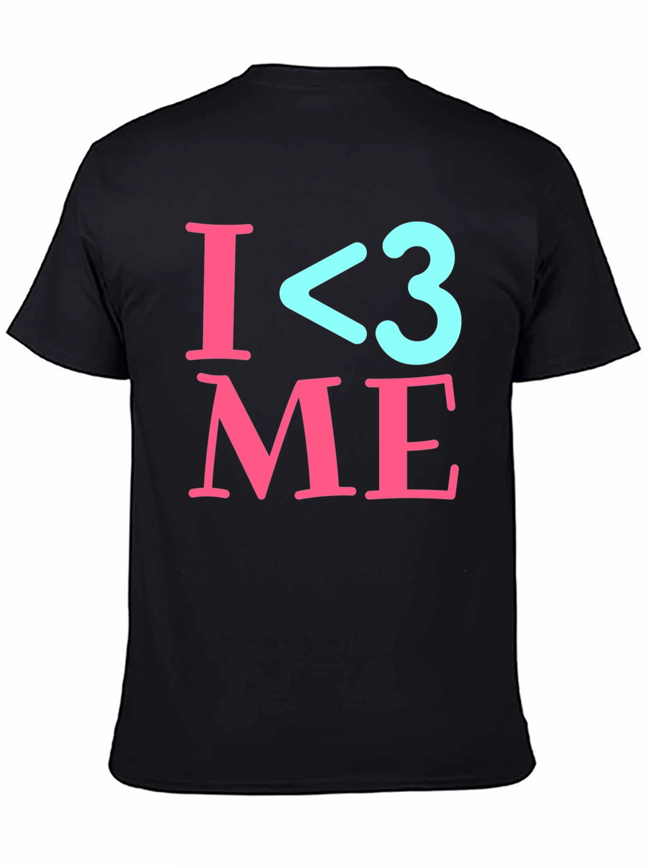 I Heart Me Black T-Shirt