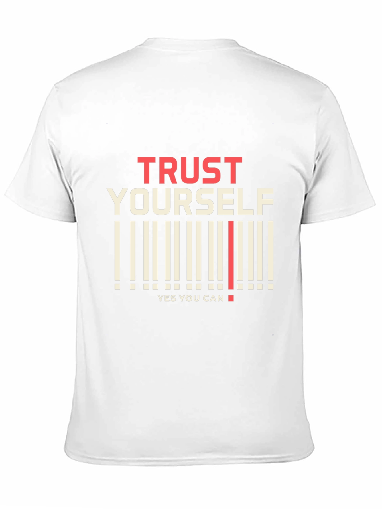 Trust Yourself Graphic Print Black T-Shirt
