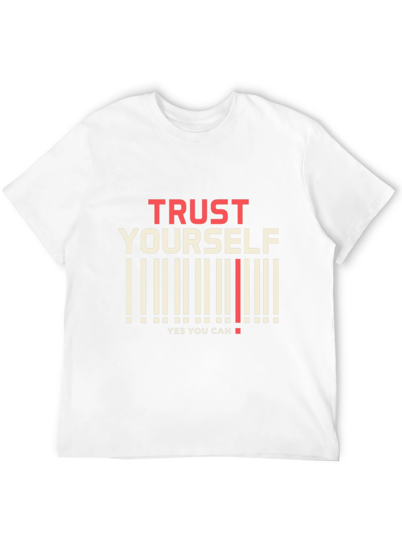 Trust Yourself Graphic Print Black T-Shirt