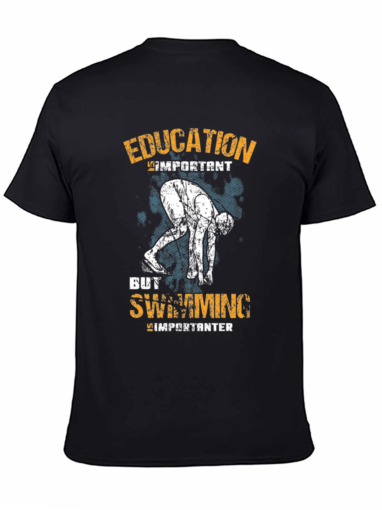Education Important Swimming Importanter T-Shirt