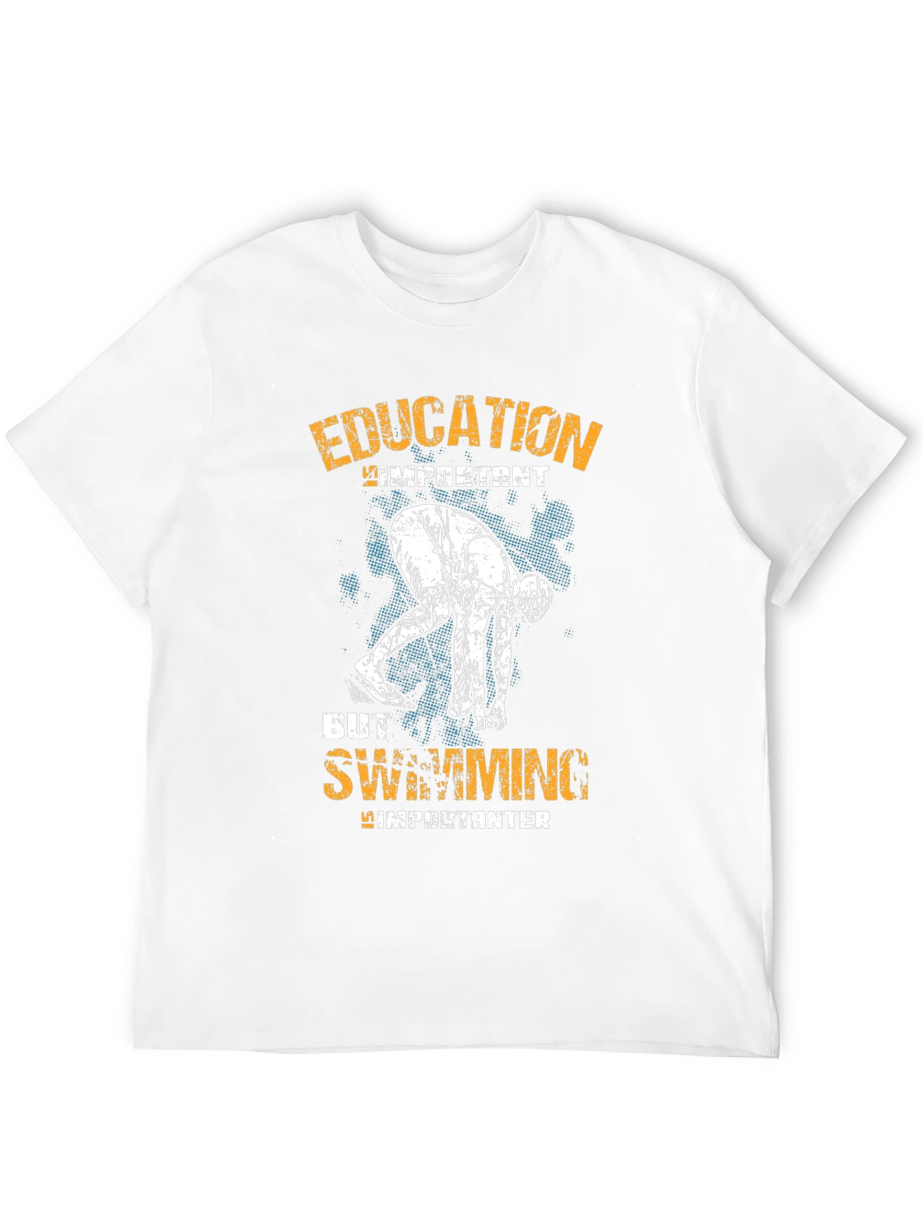 Education Important Swimming Importanter T-Shirt